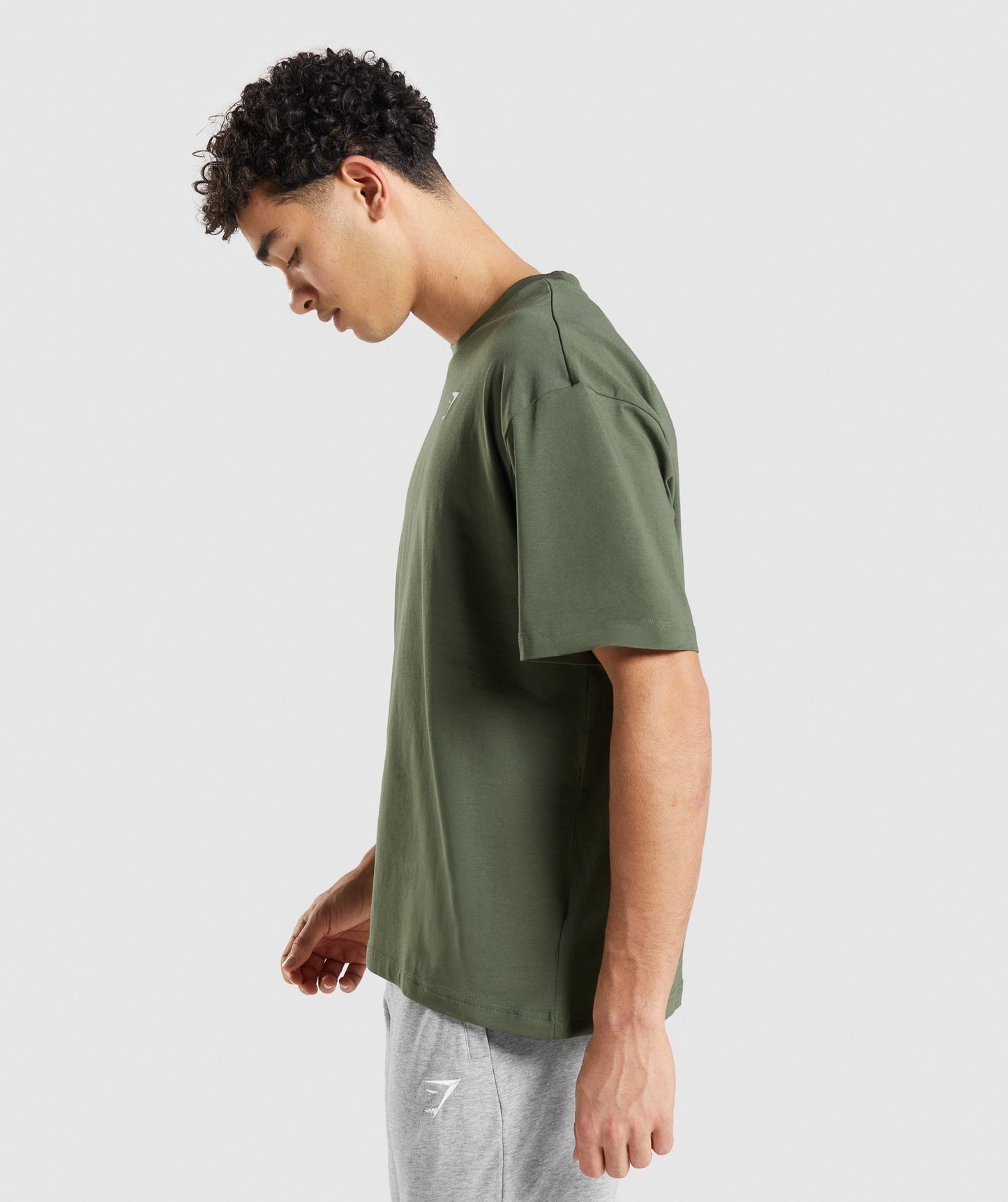 Gymshark Essential Oversized T-Shirt - Core Olive
