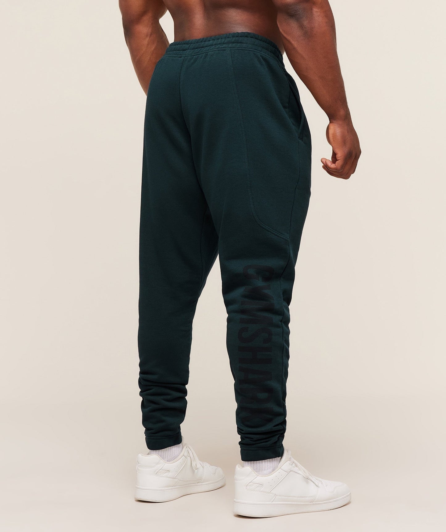Gymshark Power Wordmark Joggers - Deep Petrol Blue