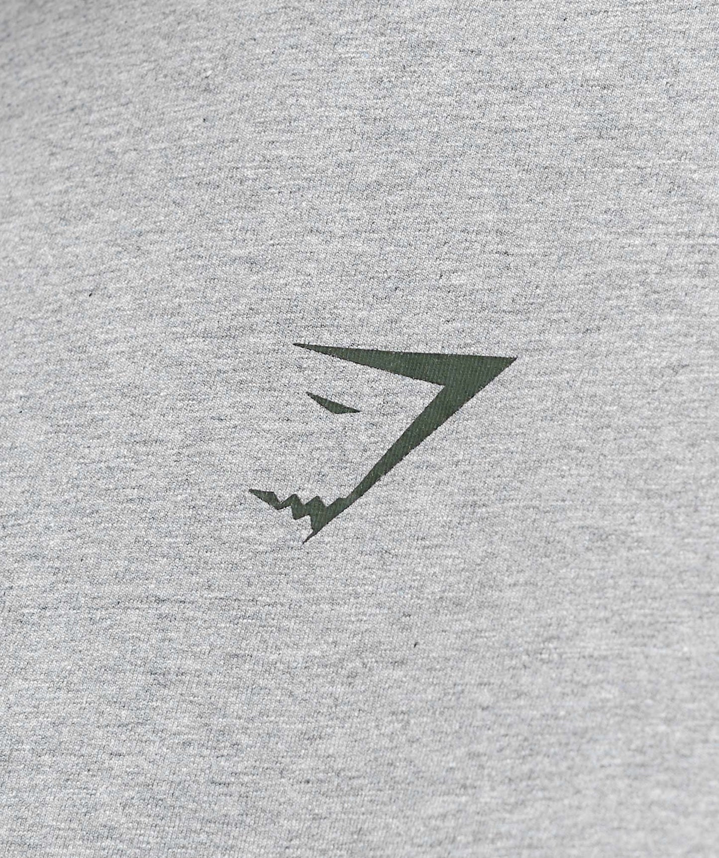 Gymshark Power T-Shirt - Charcoal Core Marl/Trail Green