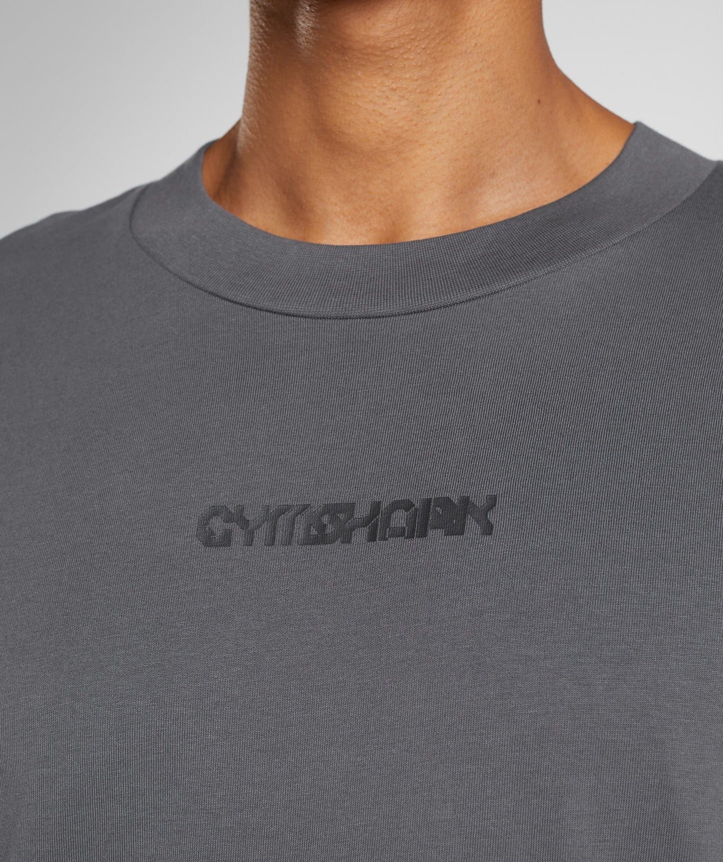 Gymshark Vibes Long Sleeve T-Shirt - Silhouette Grey
