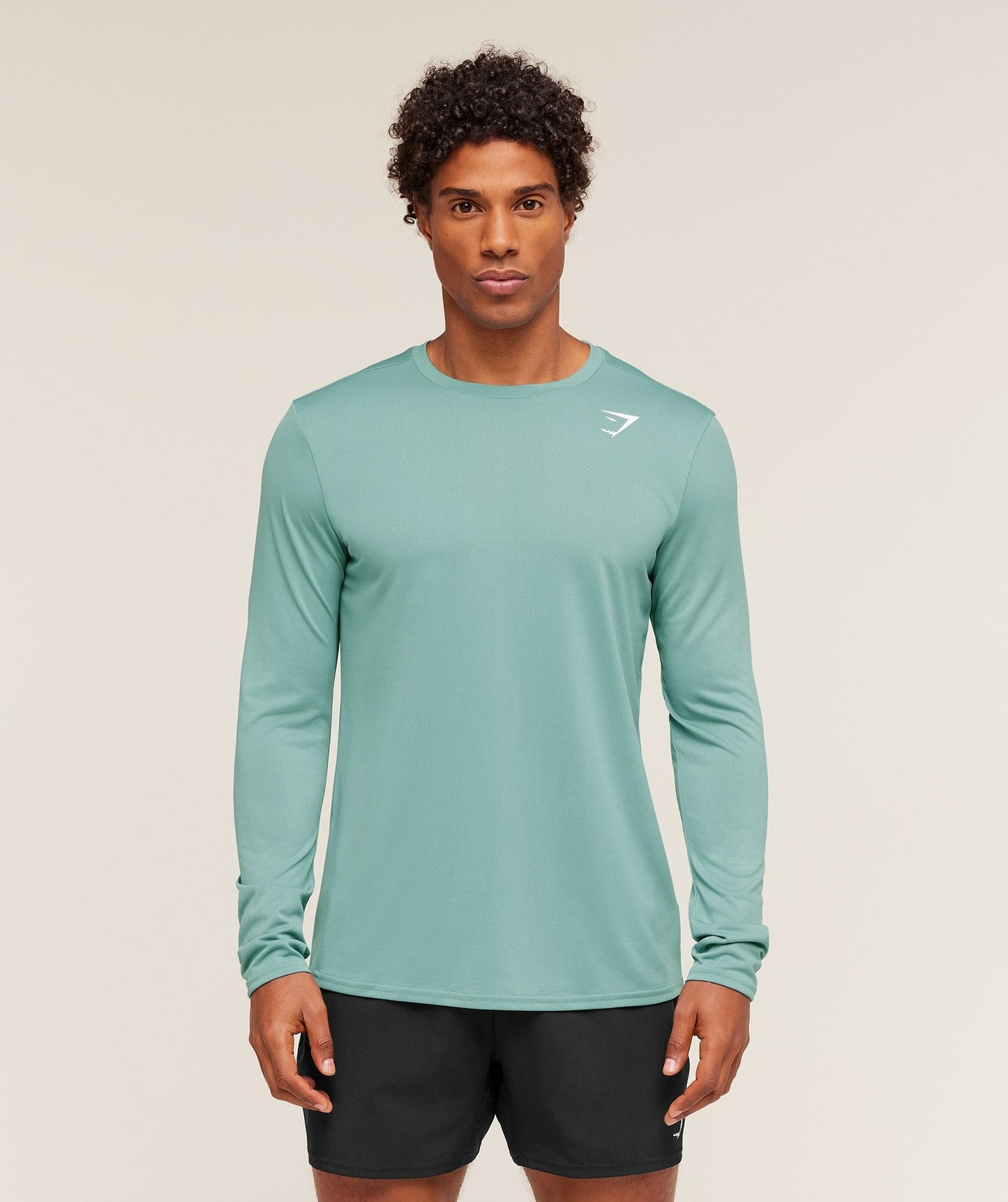 Gymshark Arrival Long Sleeve T-Shirt - Muted Teal