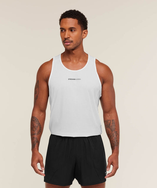 Gymshark Running Tank - White