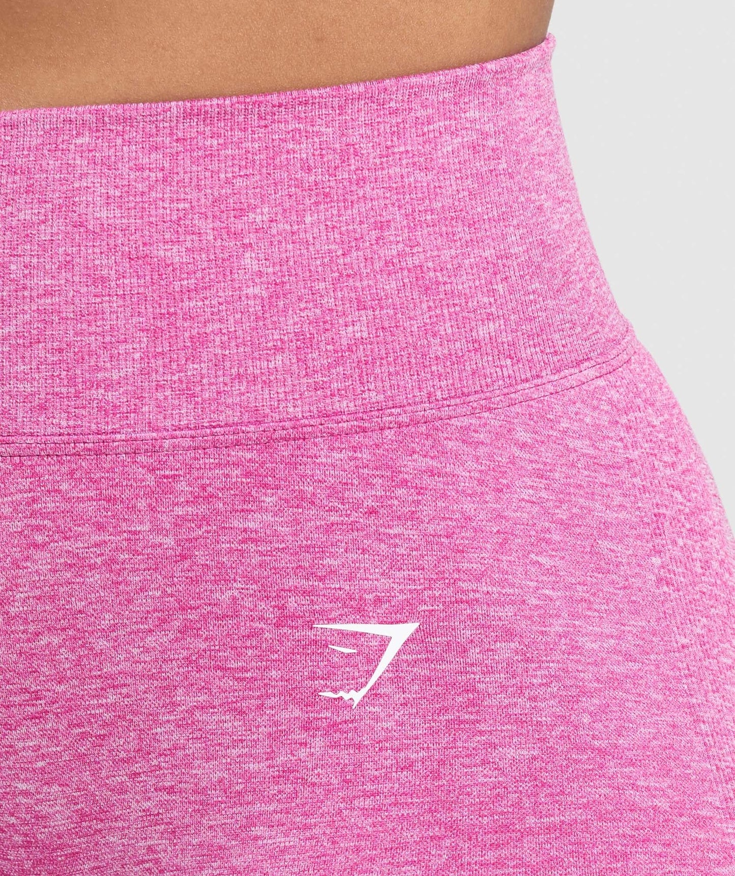 Gymshark Lift Seamless Leggings - Winning Pink/White Marl