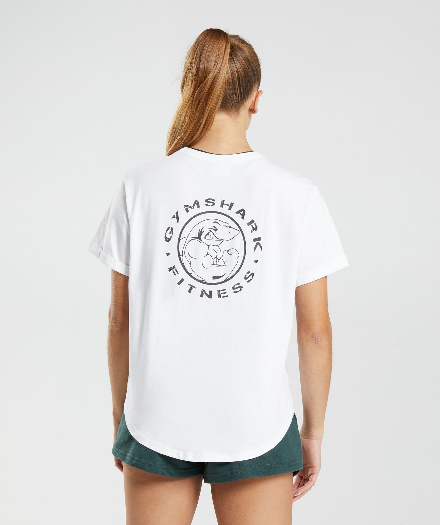 Gymshark Legacy Graphic Tee - White