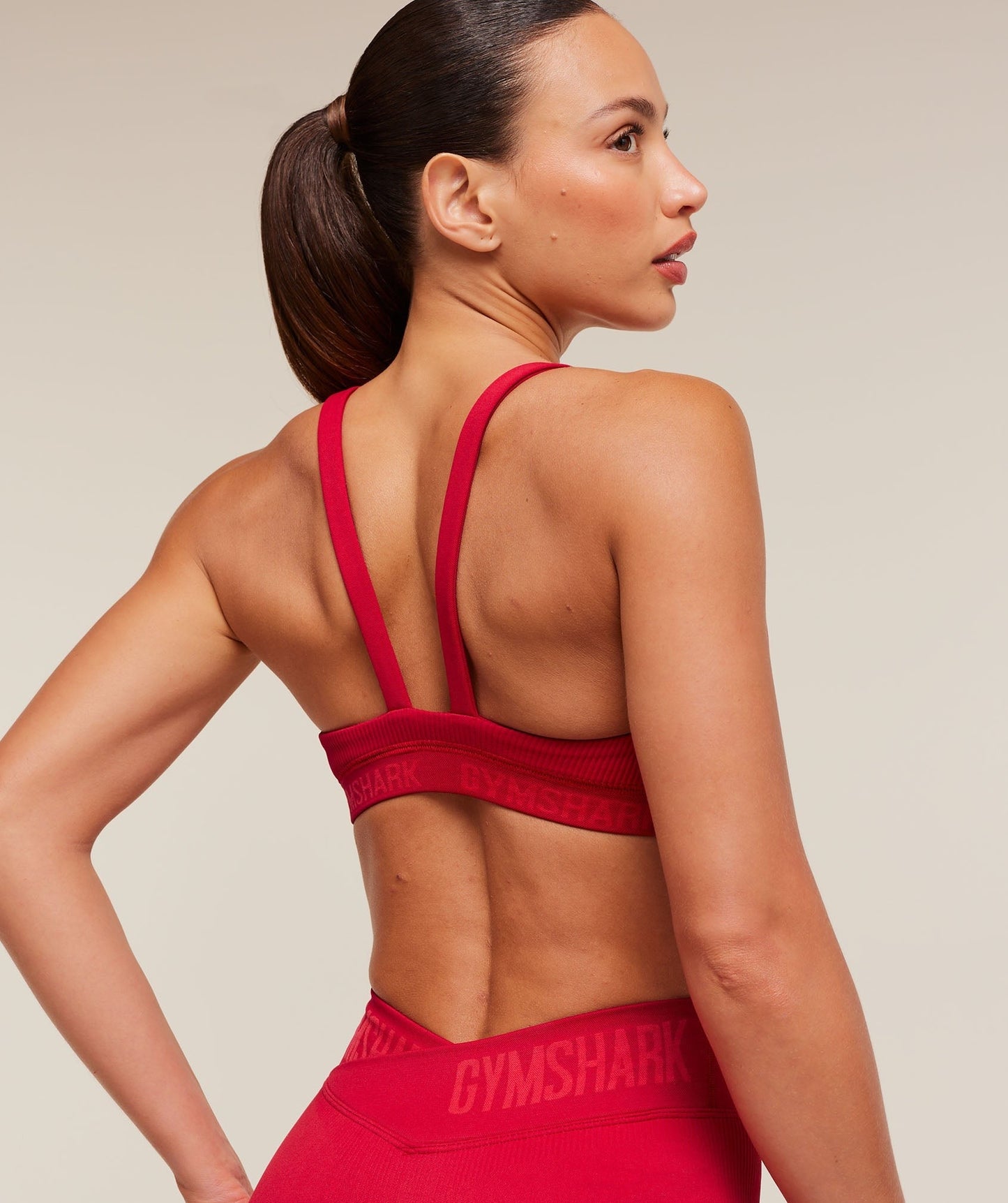 Gymshark Flex V4 Sports Bra - Carmine Red