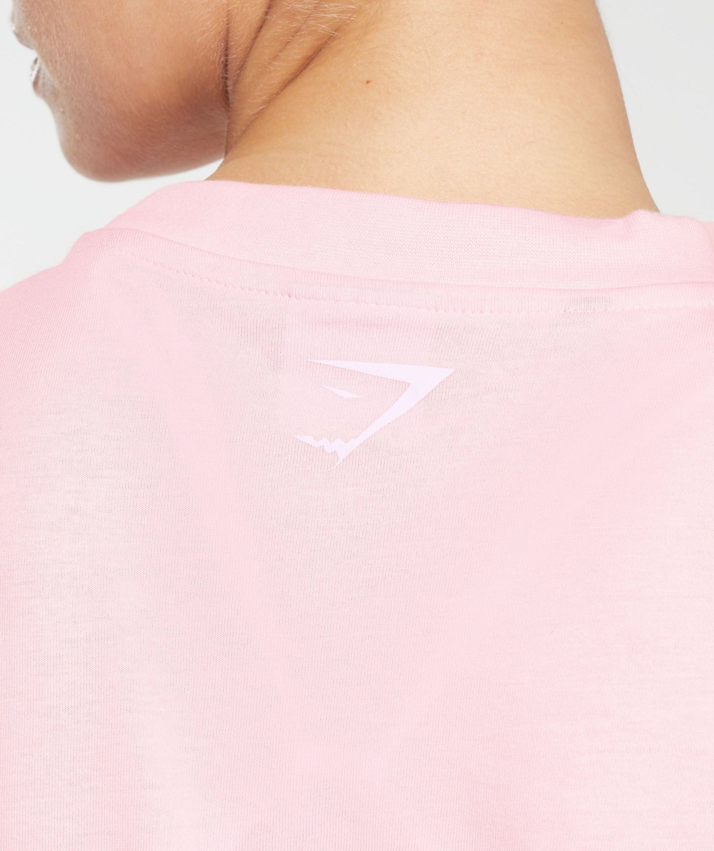 Gymshark Love Hearts Oversized T-Shirt - Dolly Pink