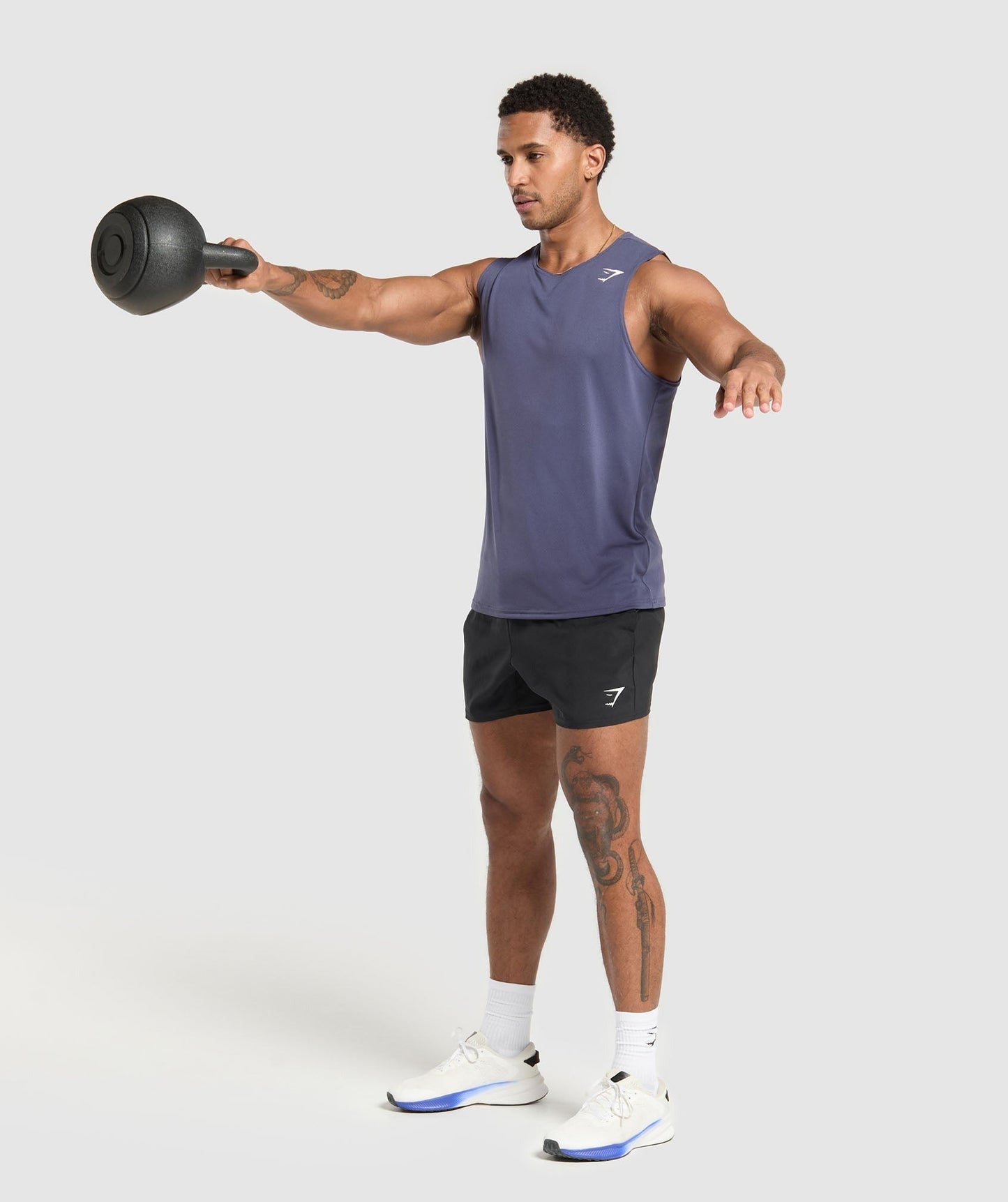 Gymshark Arrival Tank - Weighted Purple