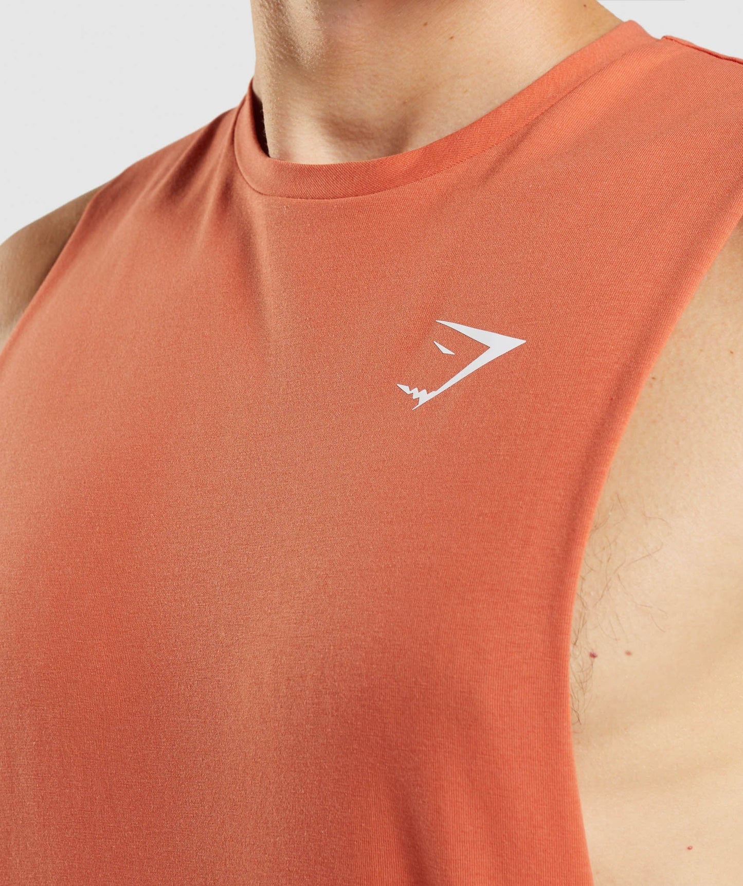 Gymshark Critical 2.0 Drop Arm Tank - Clay Orange