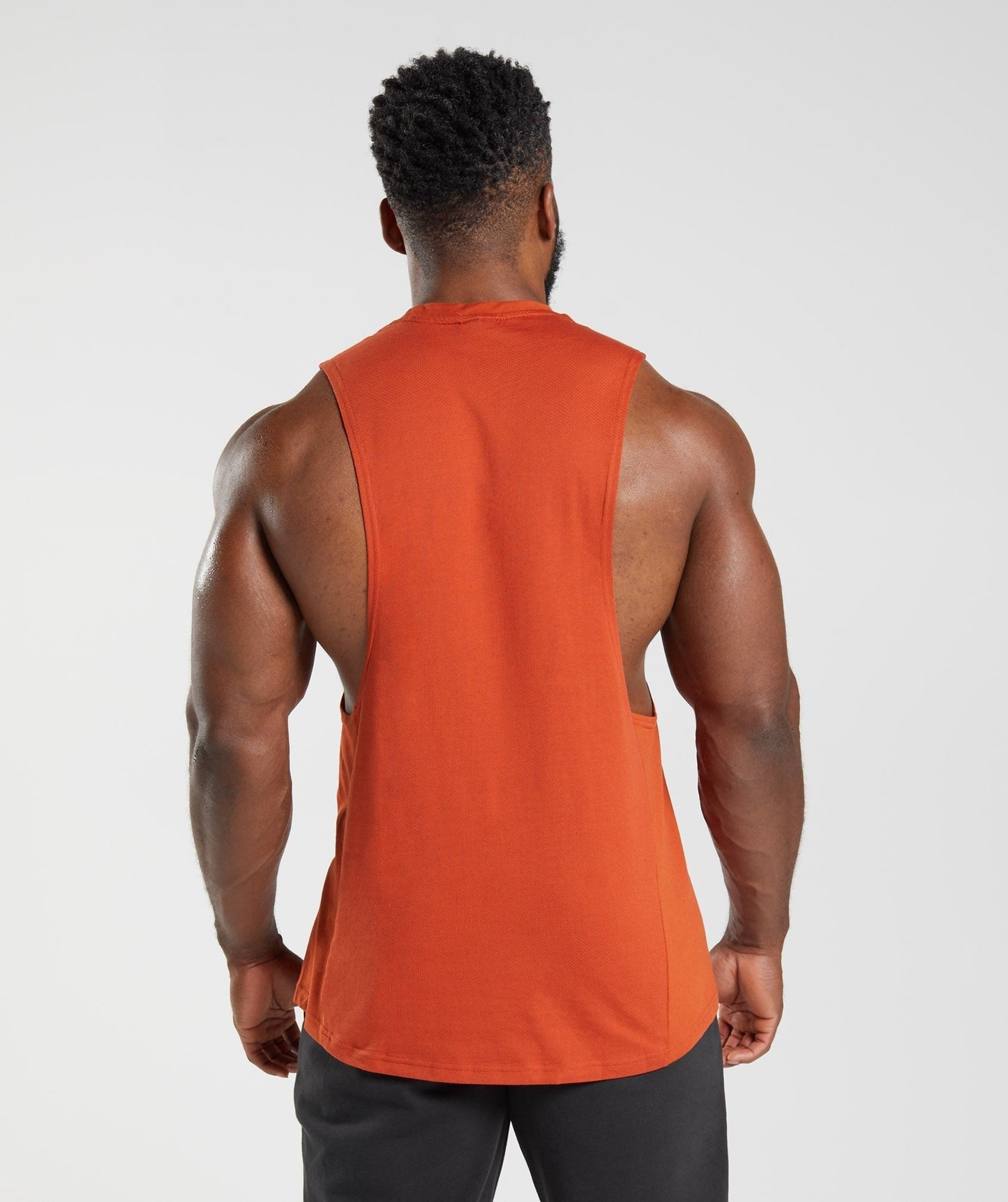 Gymshark React Drop Arm Tank - Cayenne Red