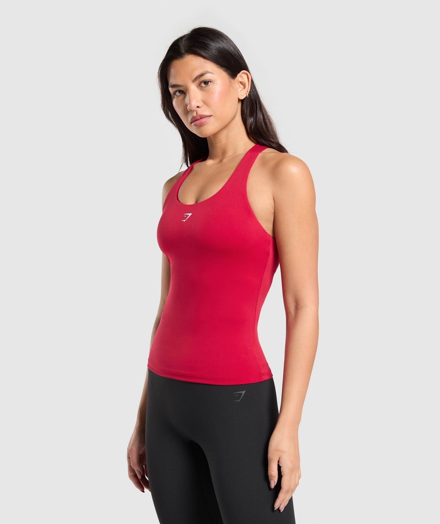 Gymshark Everyday Racer Back Tank with Shelf - Carmine Red