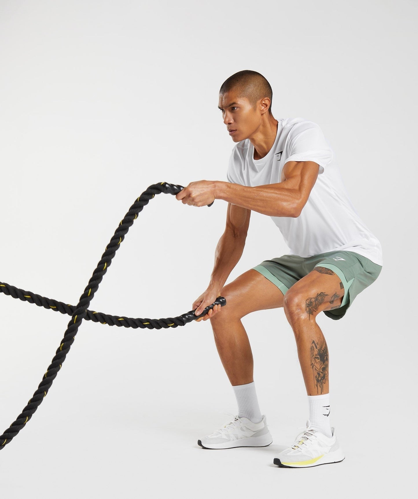 Gymshark Sport 5" 2 In 1 Shorts - Willow Green/Desert Sage Green