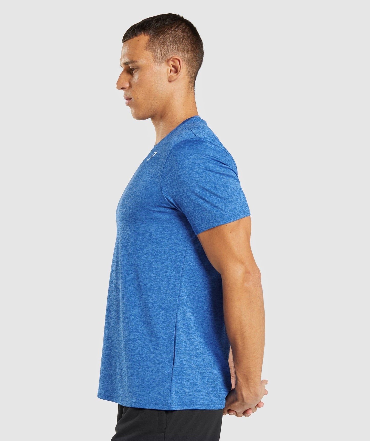 Gymshark Arrival Marl T-Shirt - Athletic Blue/Javelin Blue Marl
