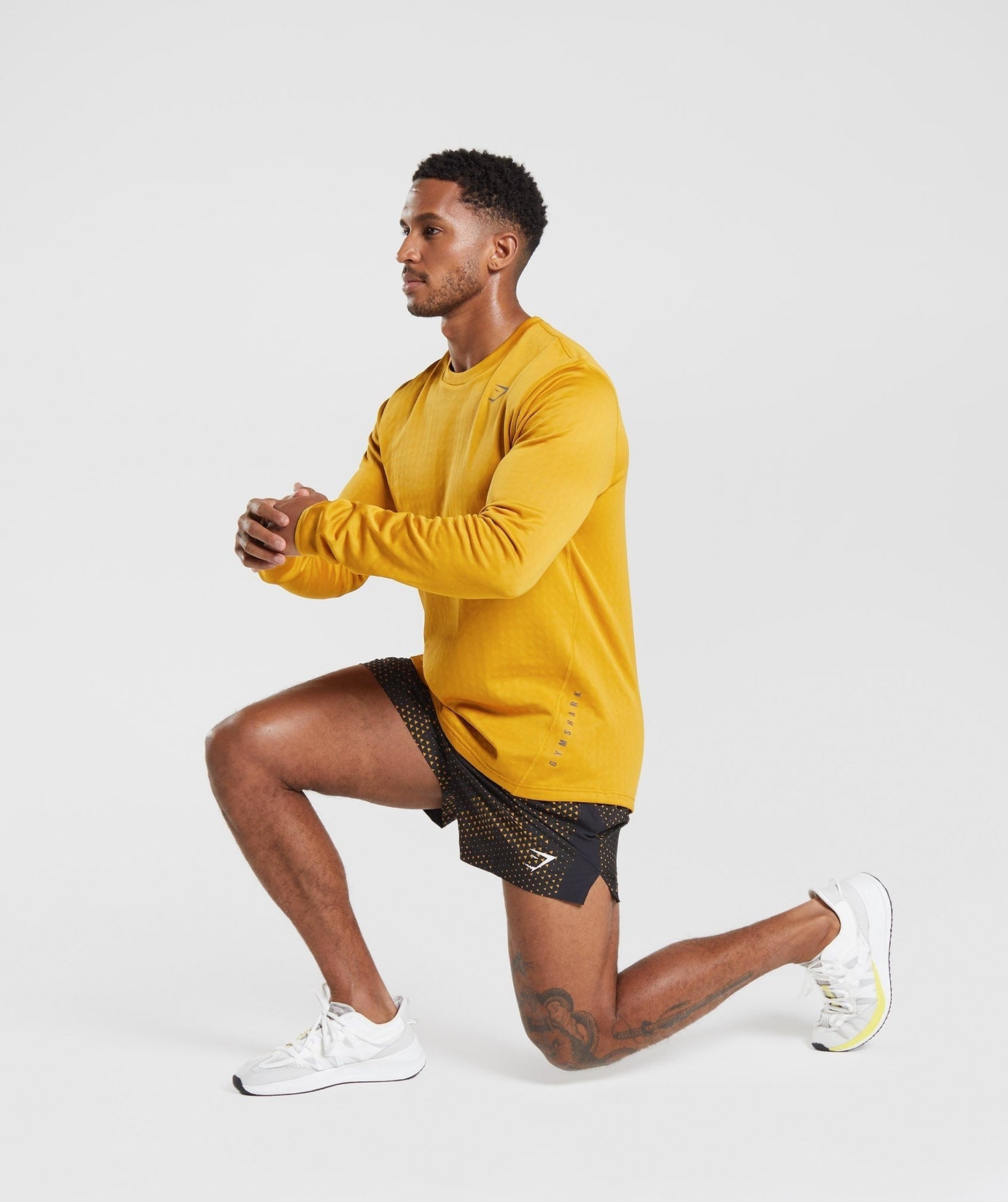 Gymshark Sport 5" Shorts - Turmeric Yellow Print