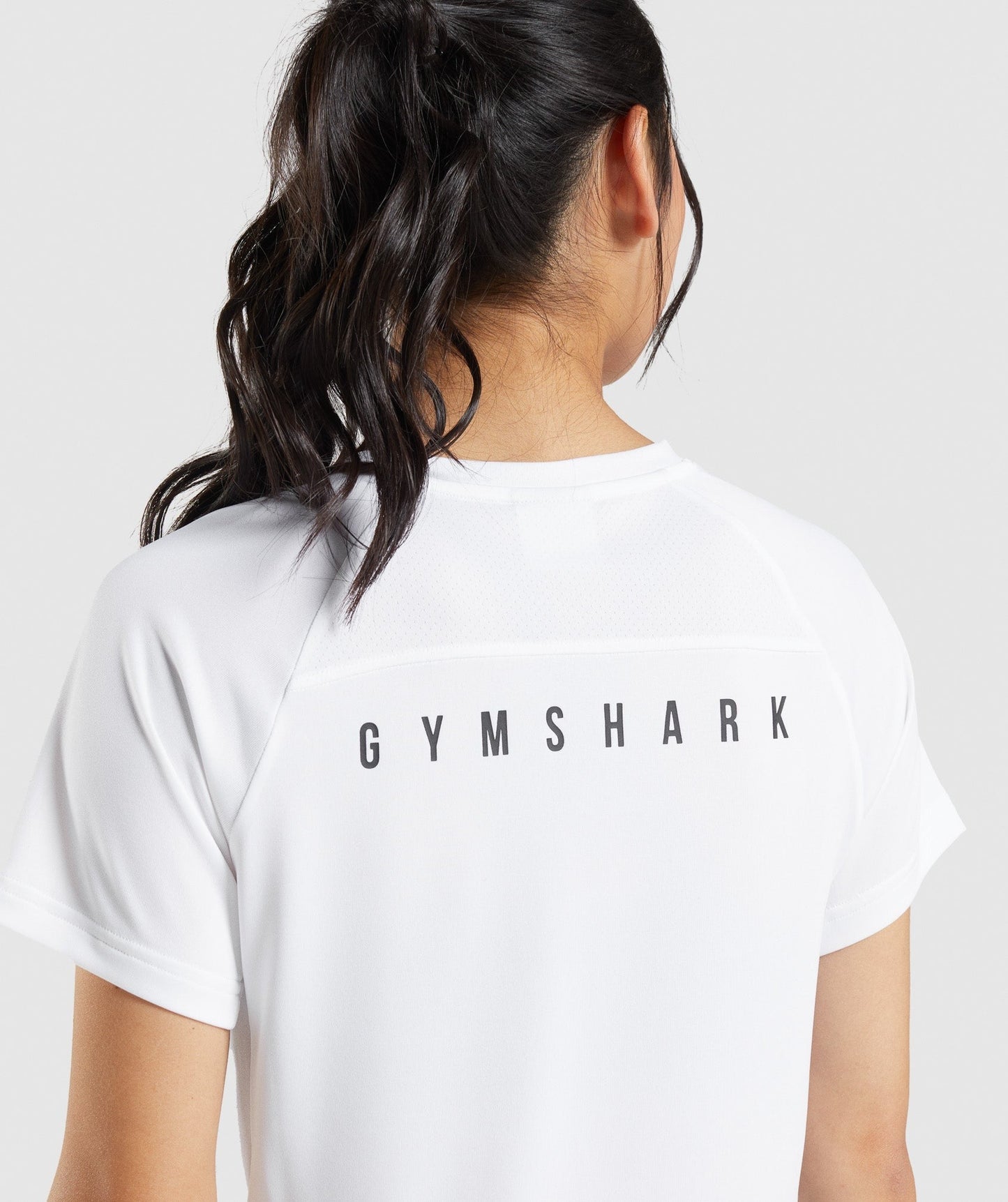 Gymshark Sport Midi T-Shirt - White