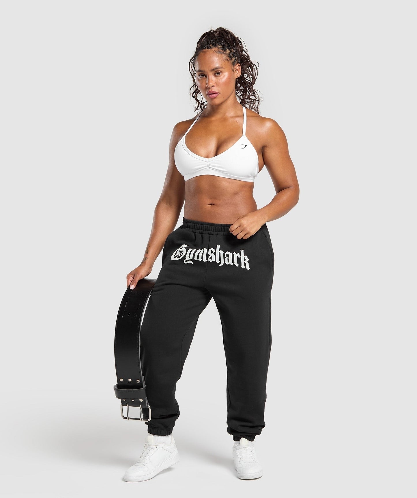 Gymshark Strength Department Graphic Joggers - Black