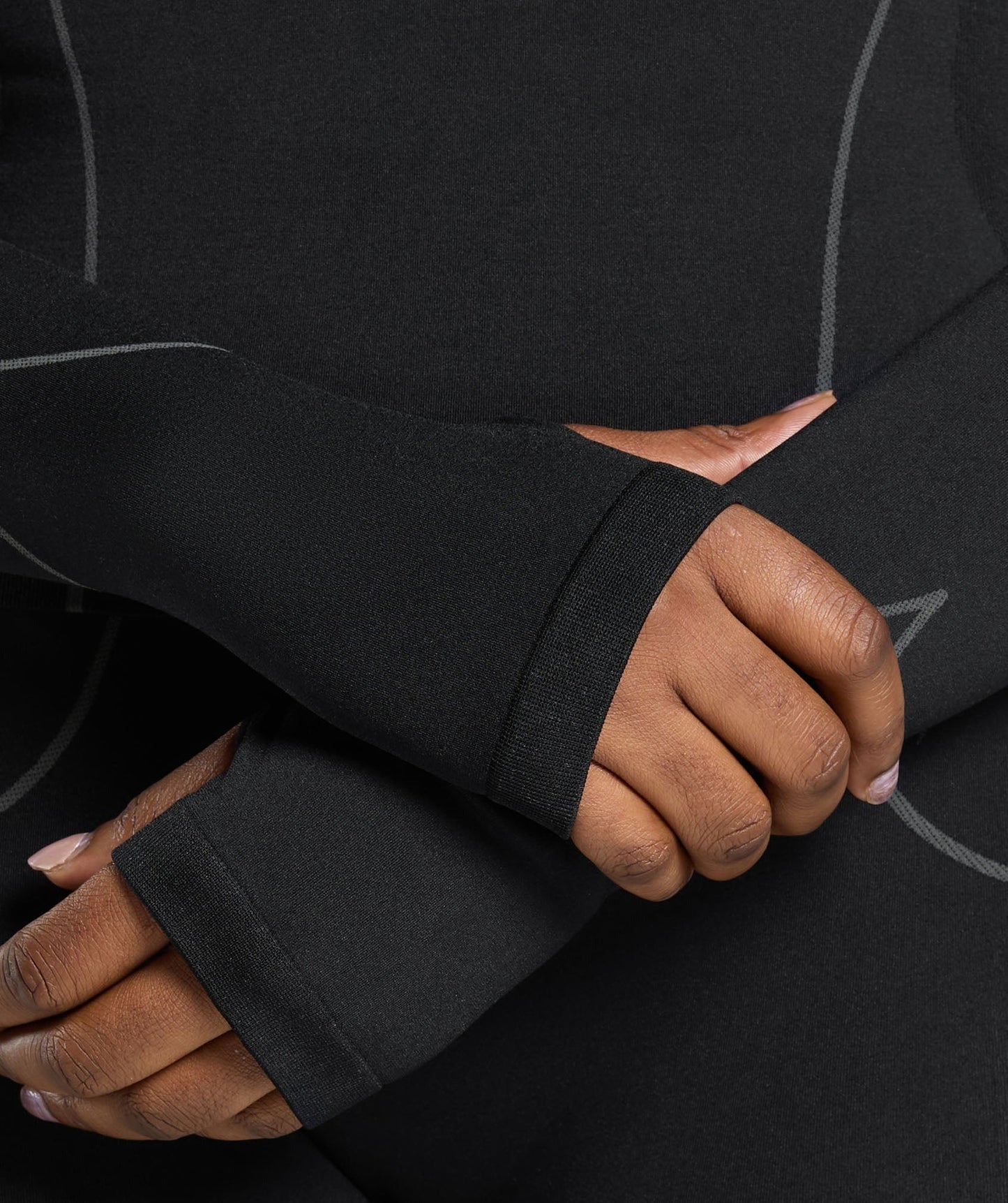 Gymshark Apex Seamless 1/4 Zip Pullover - Black/Graphite Grey