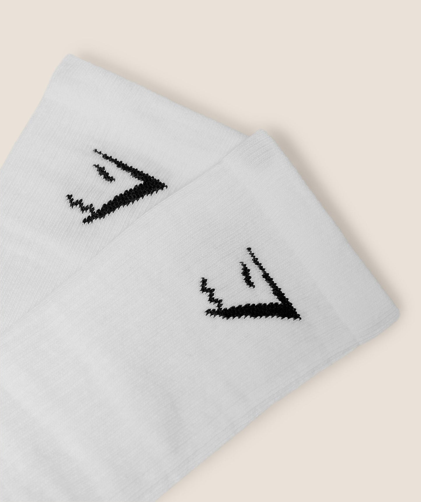 Gymshark Gymrat Graphic Crew Socks 3pk - GS White