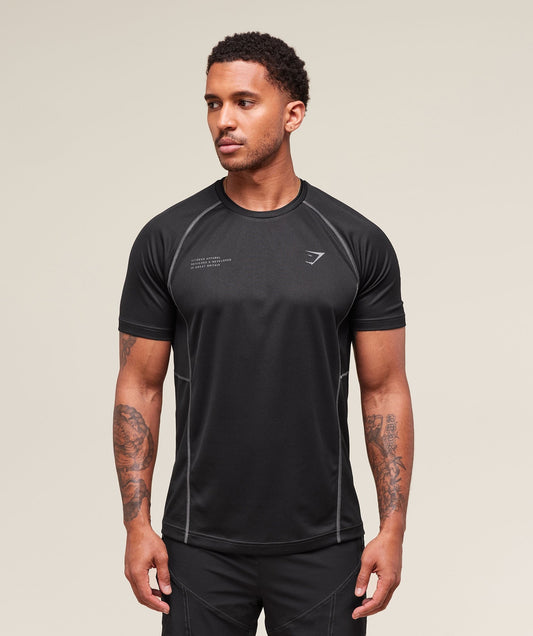Gymshark Tactical T-Shirt - Black