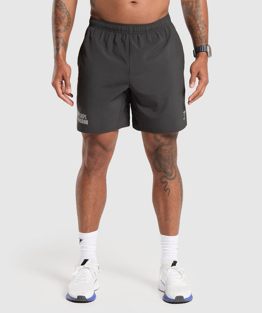 Gymshark Training Dept. UK 7" Shorts - Asphalt Grey