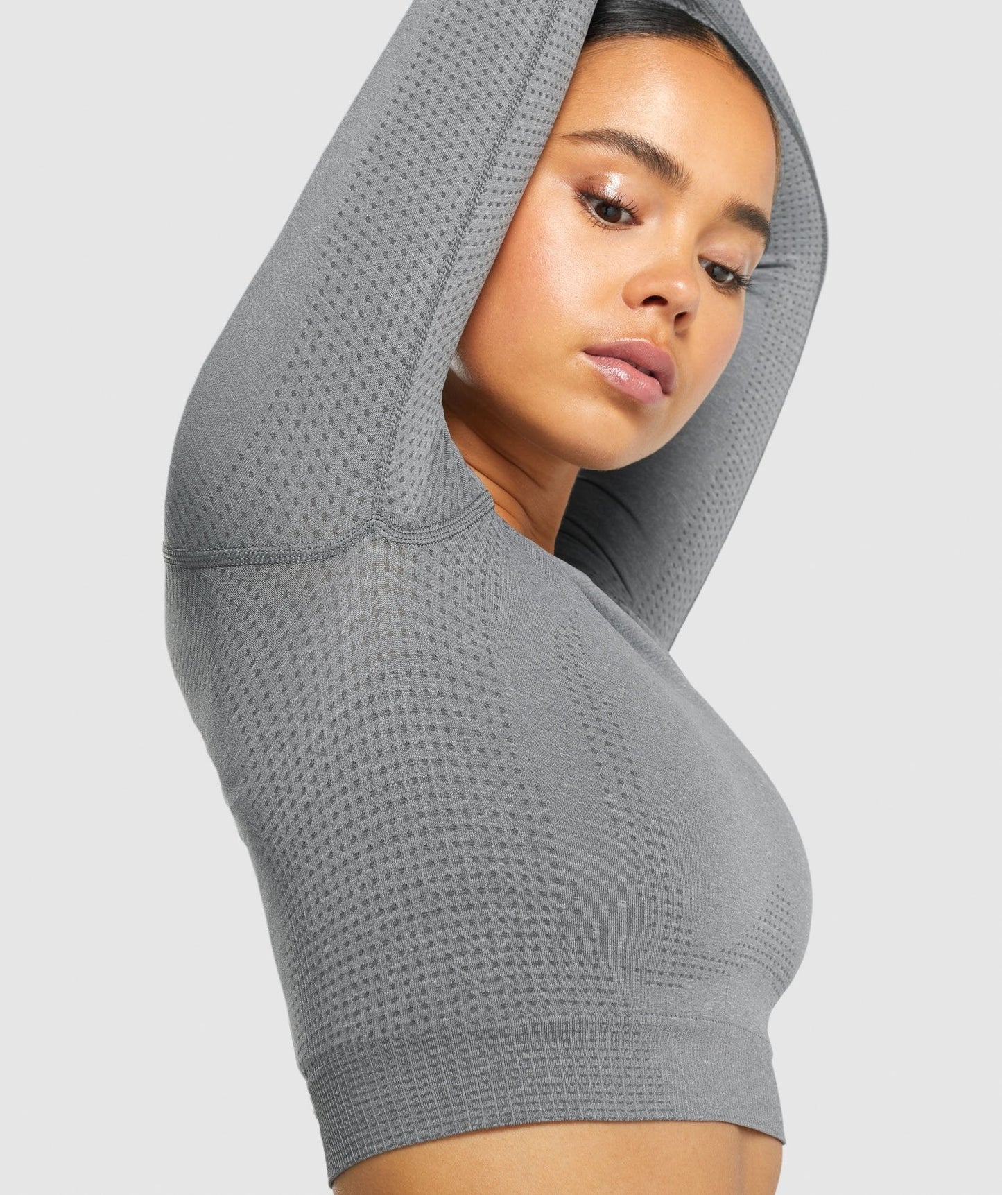 Gymshark Vital Crop Top - Smokey Grey Marl