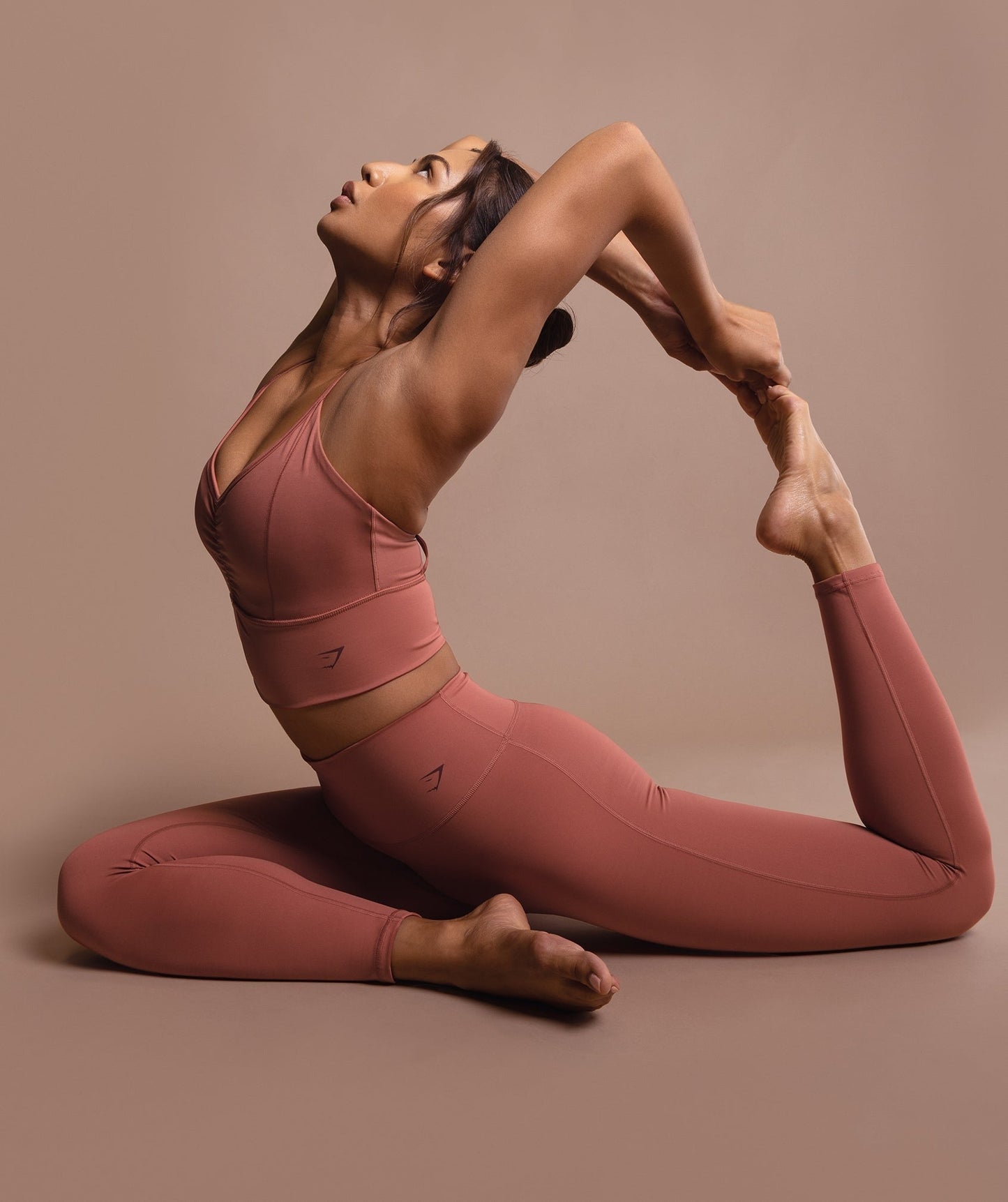 Gymshark Elevate Leggings - Rose Brown