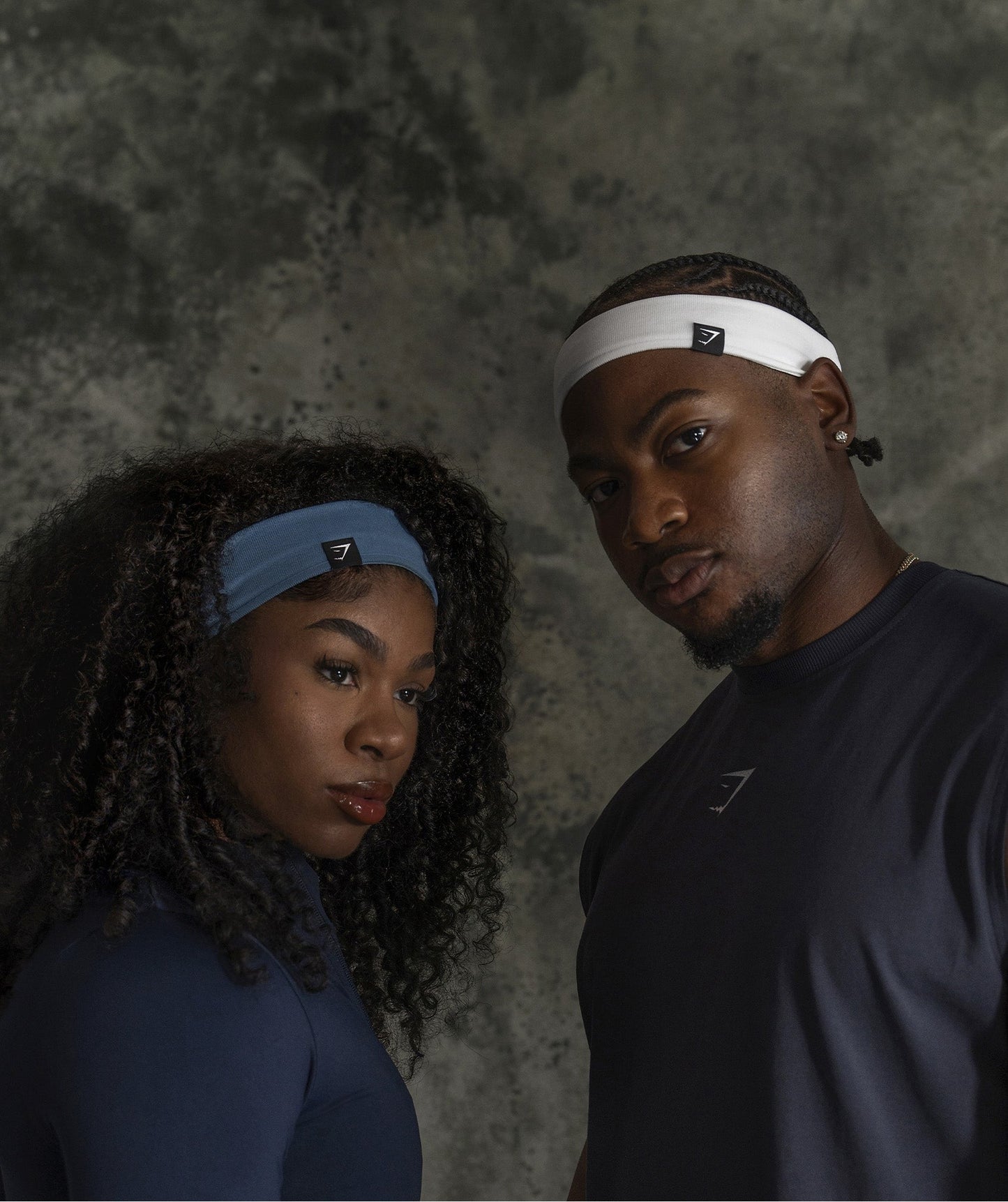 Gymshark Diffuse Single Layer Sweat Headband - White