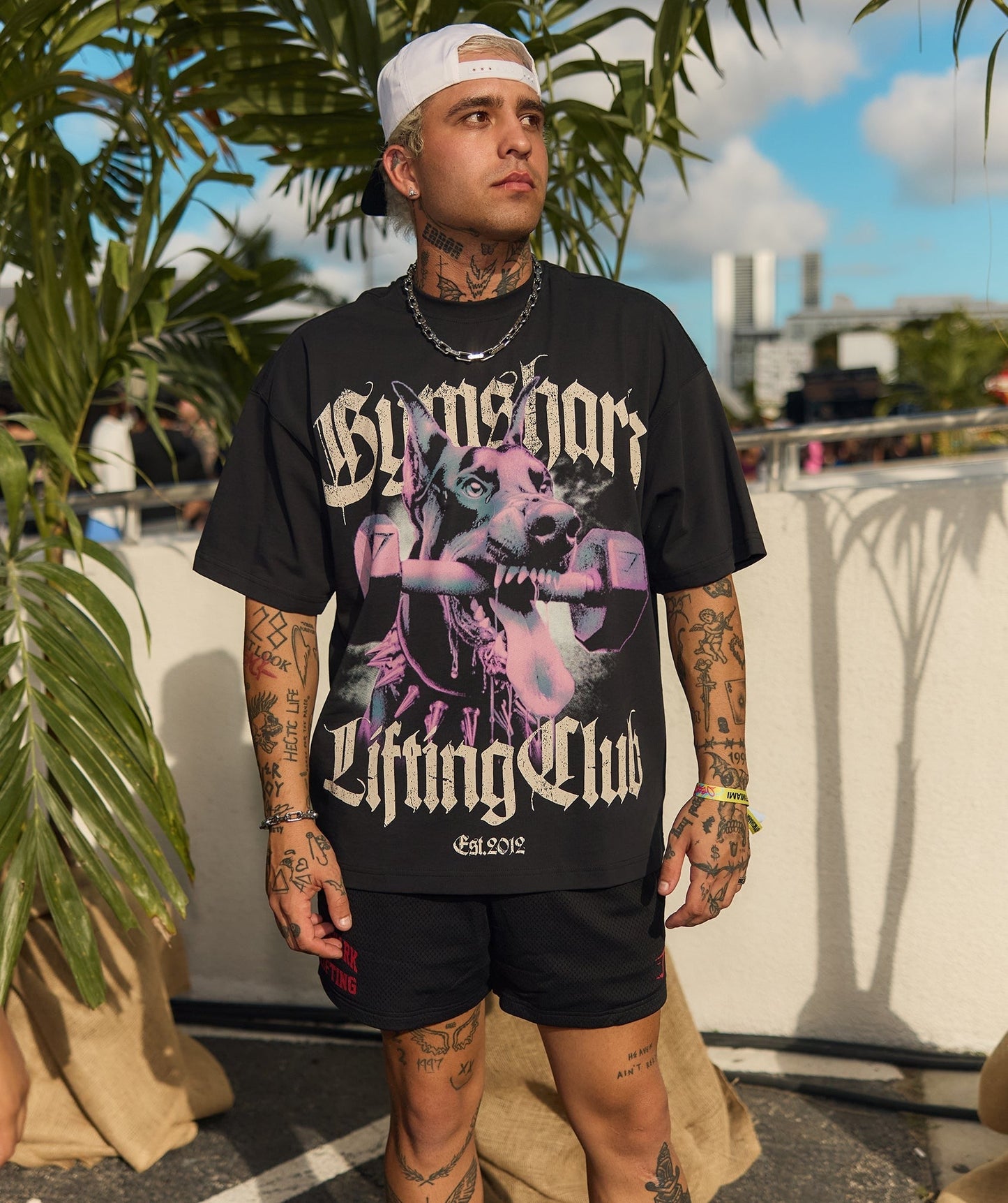Gymshark Doberman Graphic T-Shirt - Black