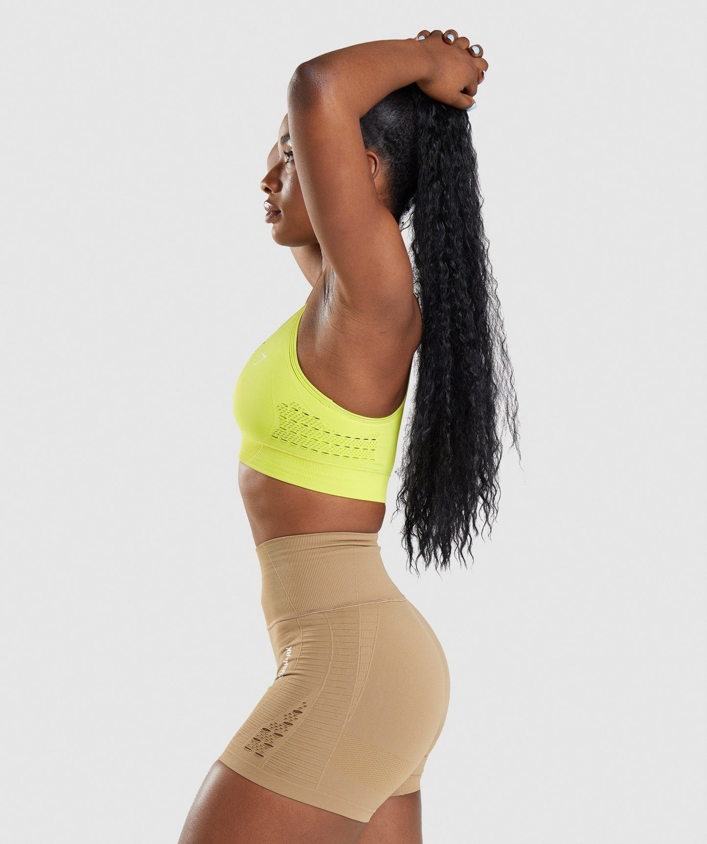 Gymshark Energy Seamless Sports Bra - Glitch Yellow