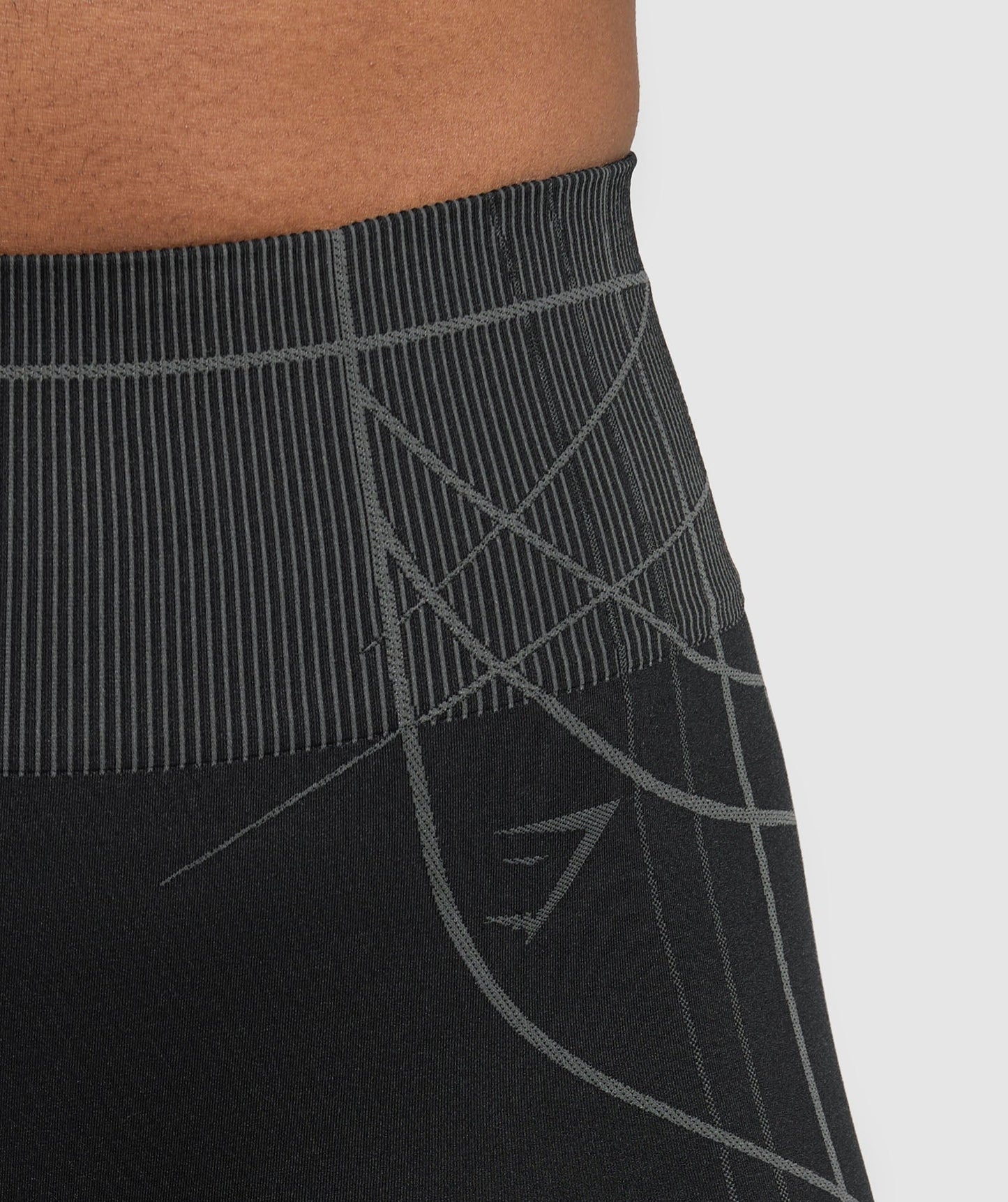 Gymshark Apex Seamless Shorts - Black/Graphite Grey