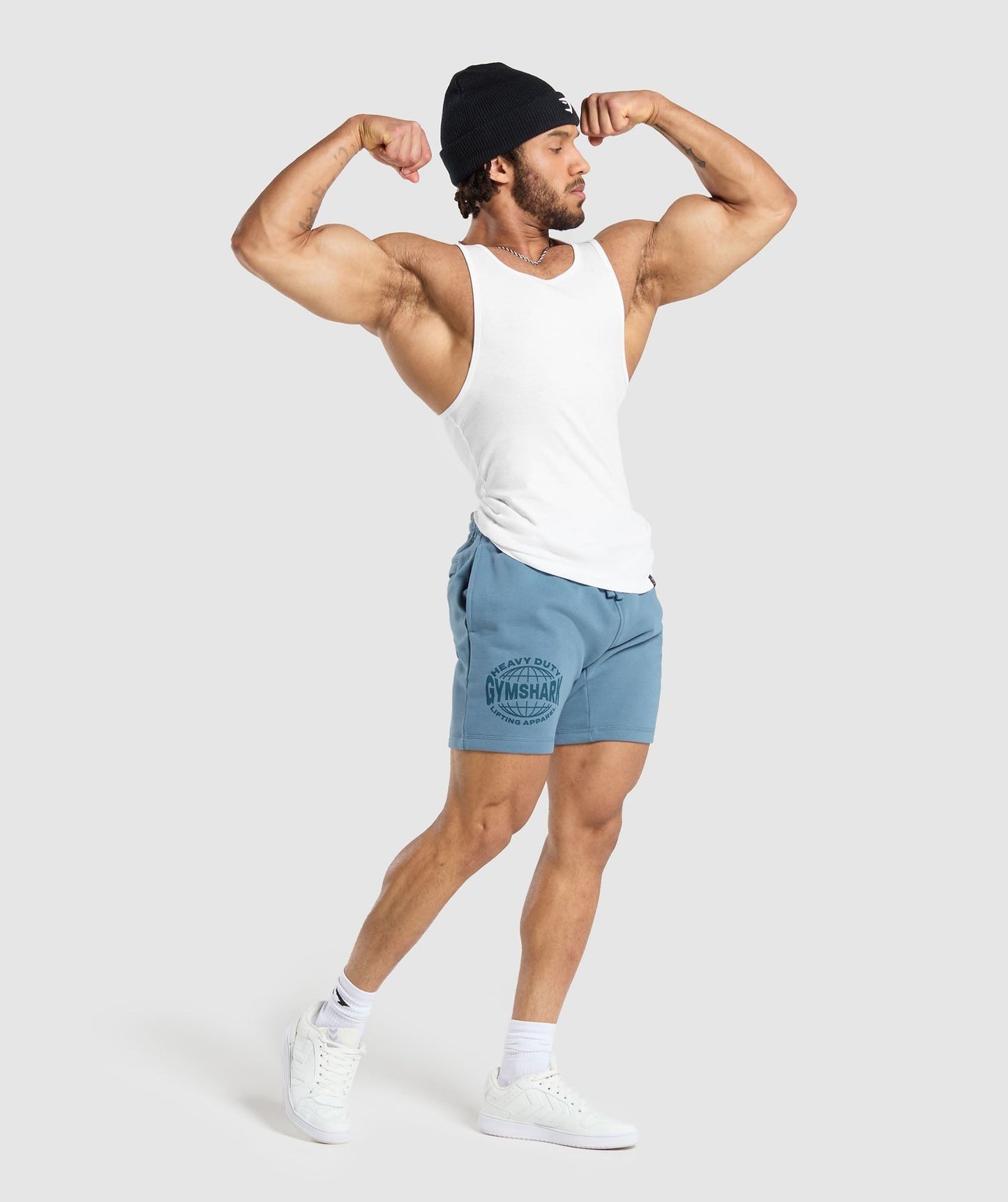 Gymshark Heavy Duty Apparel 7" Shorts - Faded Blue