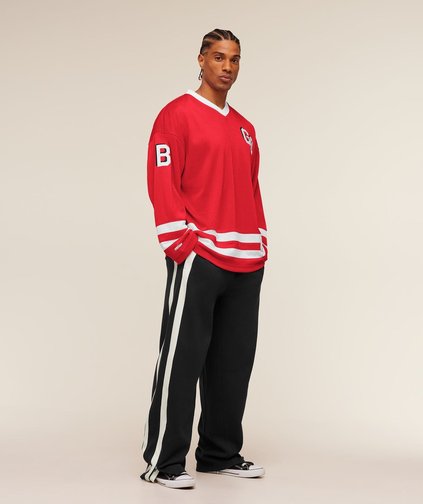 Gymshark x CBUM Hockey Jersey - Crimson Red