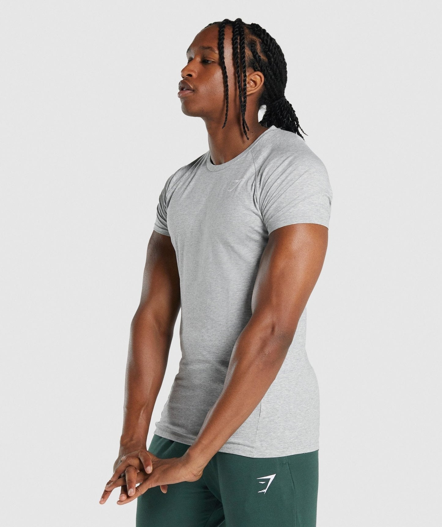Gymshark Critical 2.0 T-Shirt - Light Grey Marl