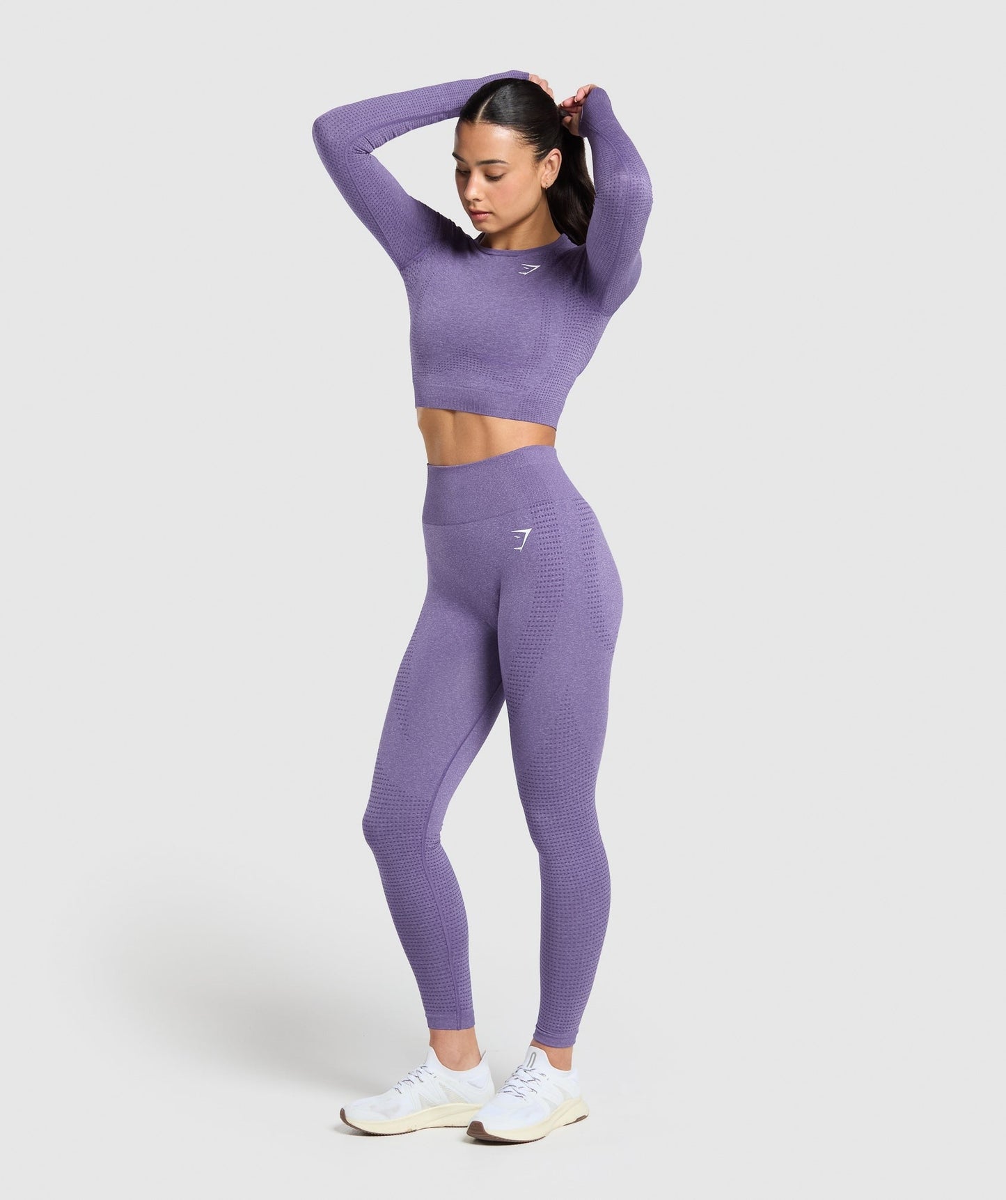 Gymshark Vital Crop Top - Functional Purple/Marl