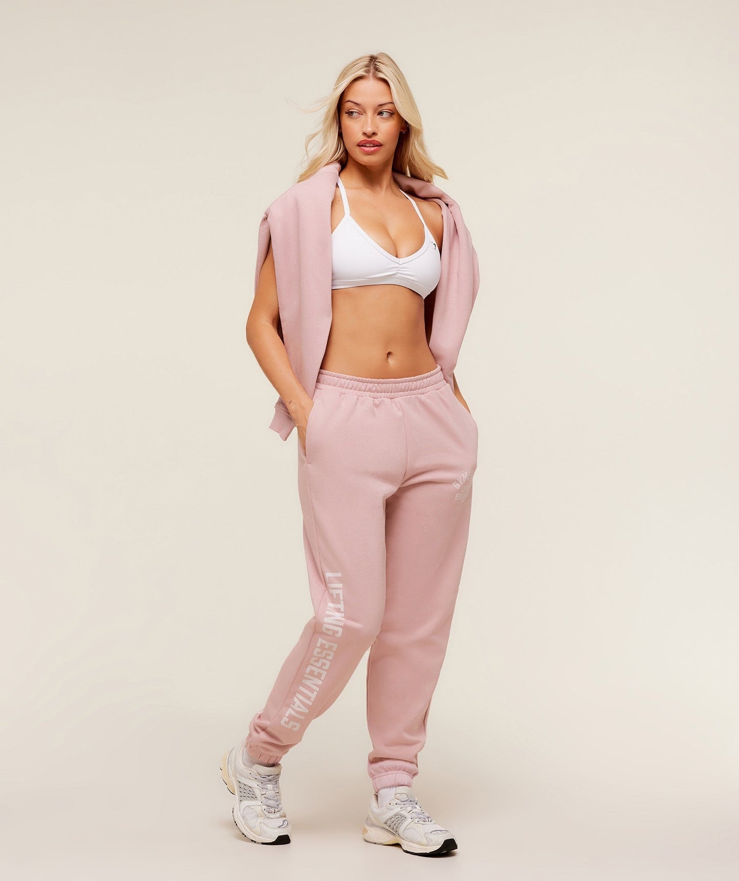 Gymshark Lifting Essentials Joggers - Cloud Pink