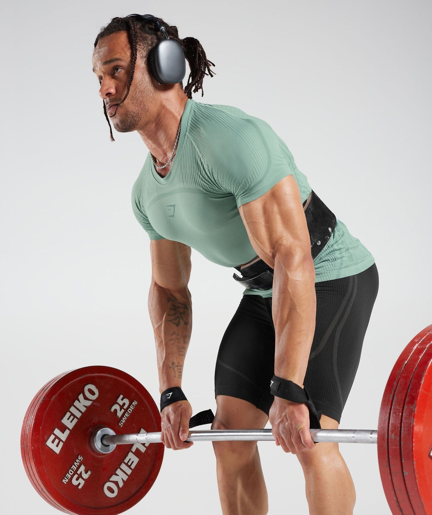 Gymshark 315 Seamless T-Shirt - Frost Teal/Ink Teal