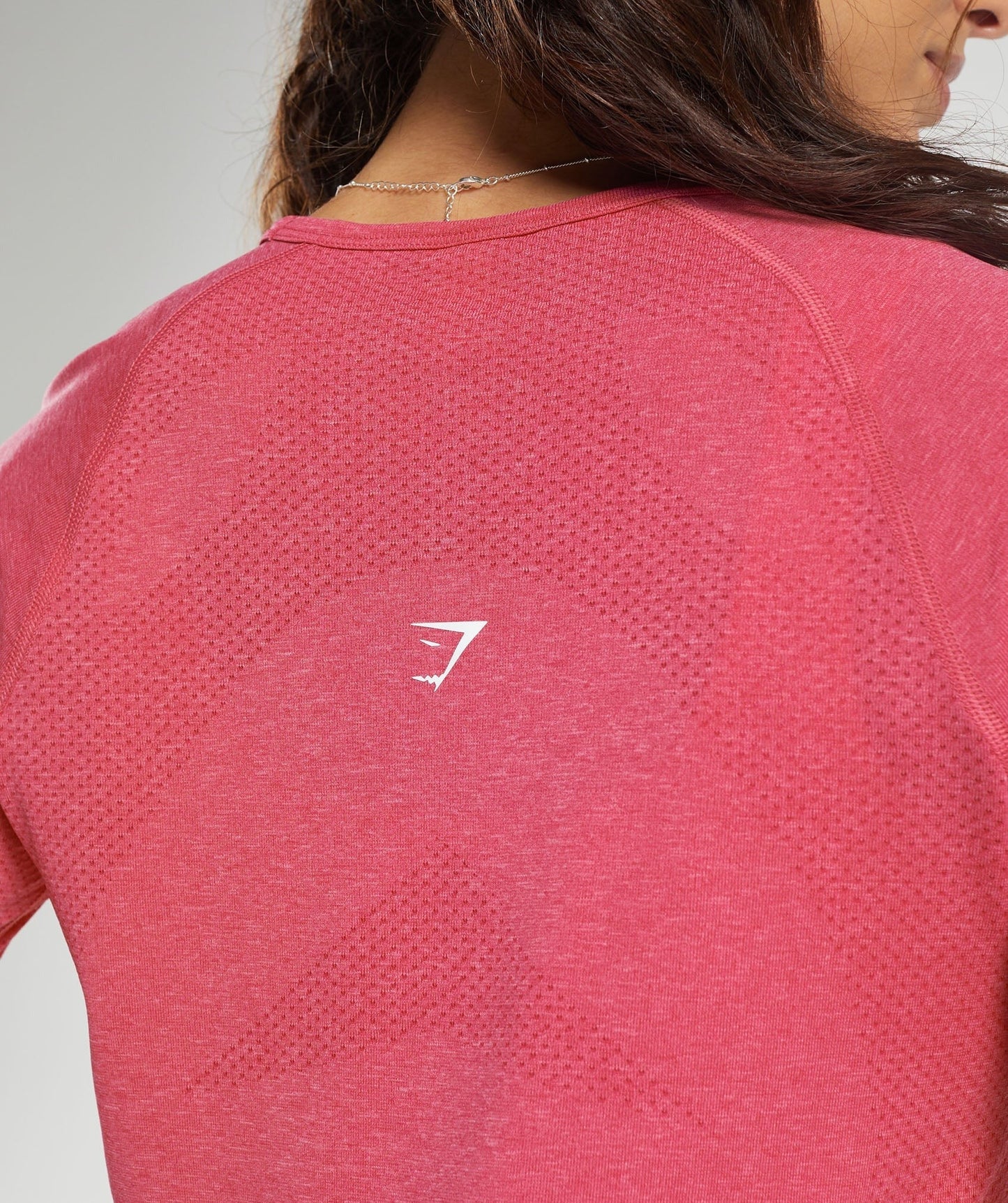 Gymshark Vital Light Long Sleeve Top - Bright Fuchsia Marl
