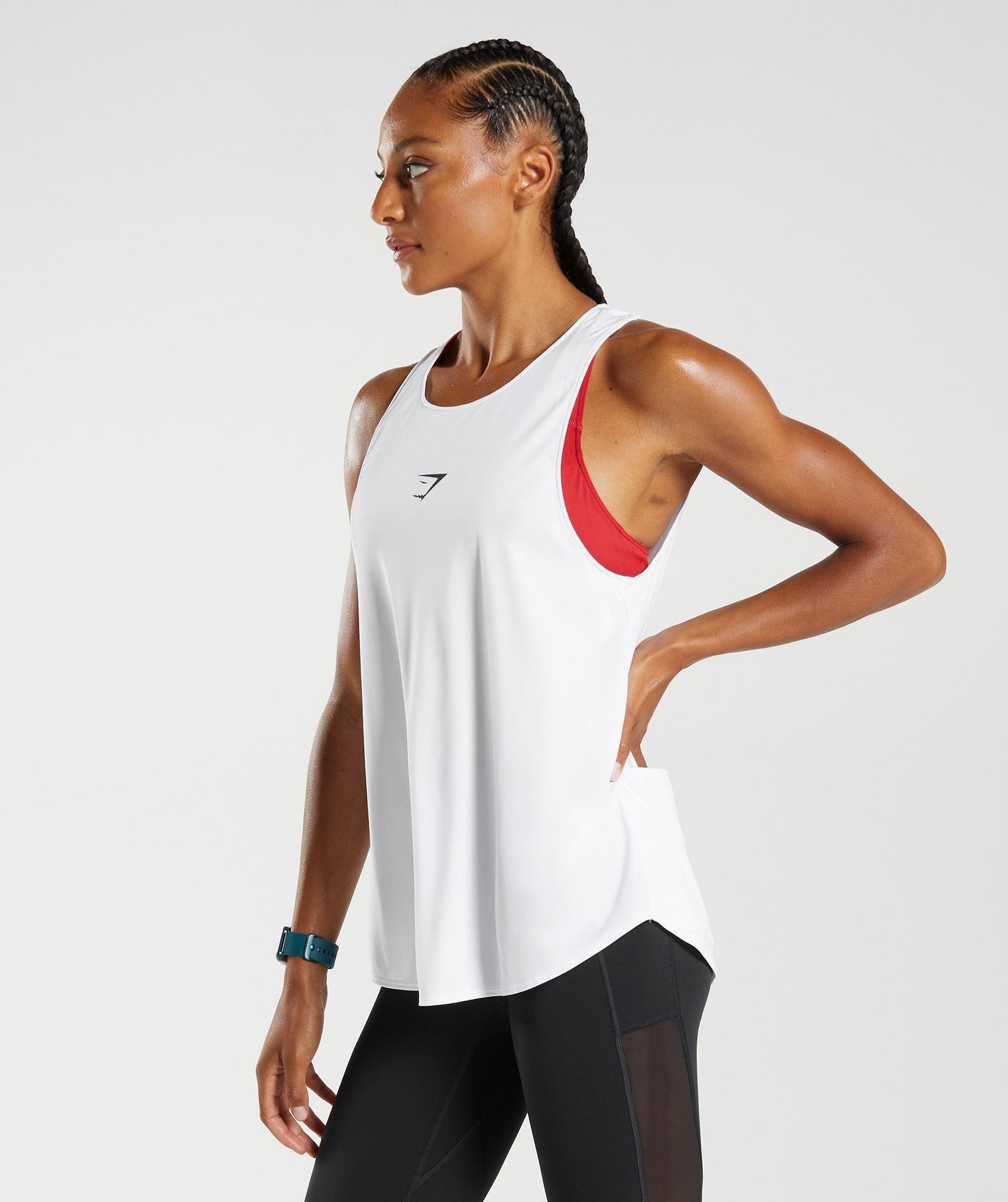 Gymshark Training Brandmark Tank - White