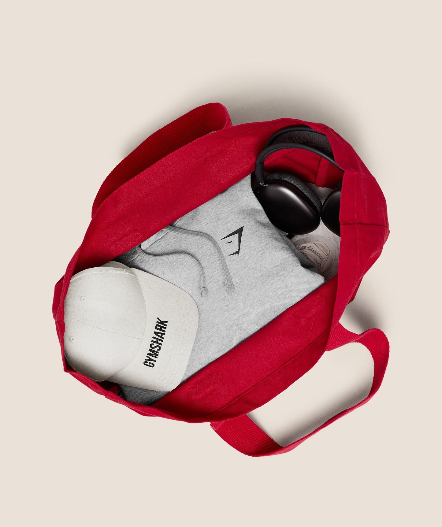 Gymshark Slogan Tote - Carmine Red