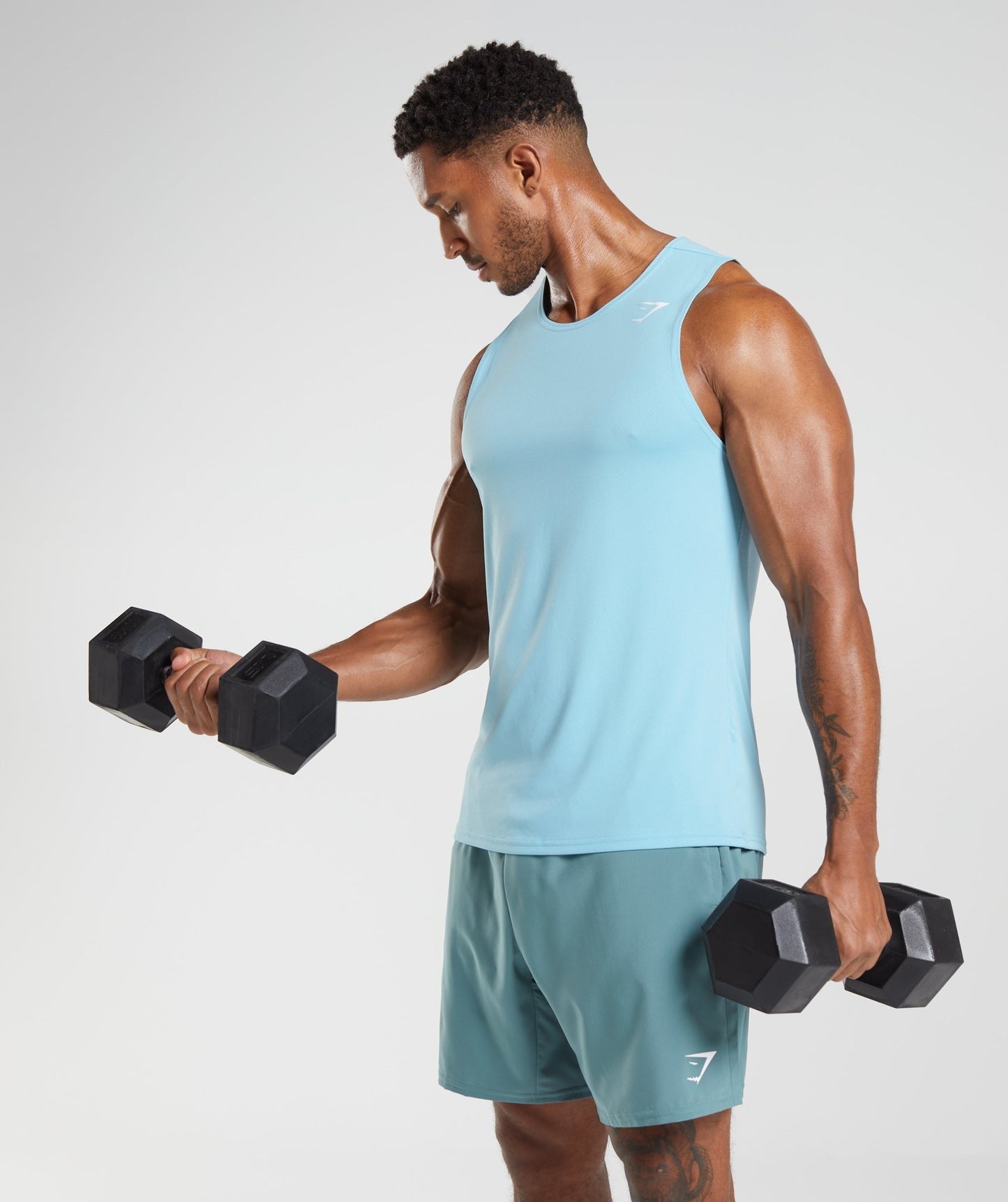 Gymshark Arrival Tank - Iceberg Blue