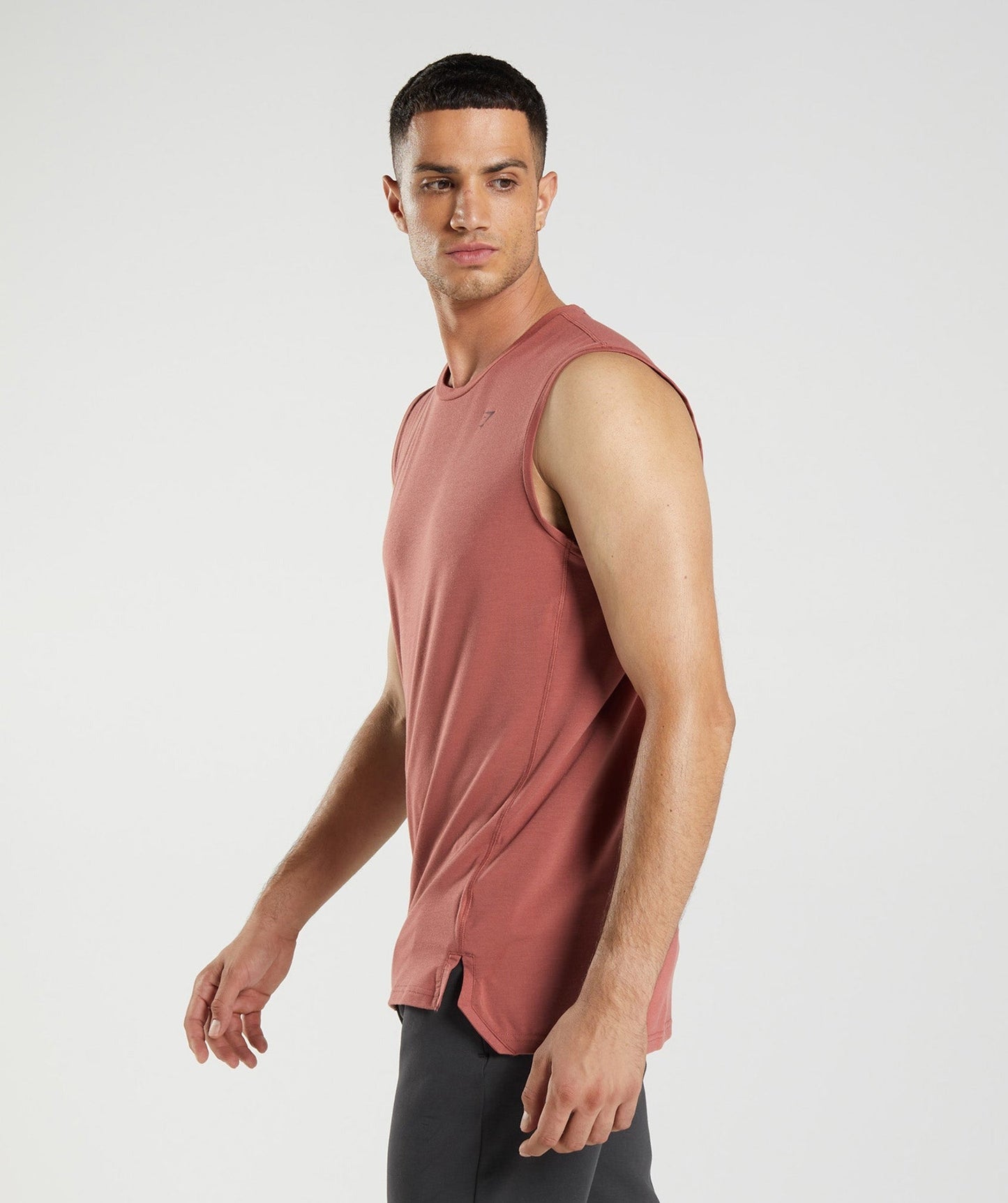 Gymshark Studio Breath Tank - Rose Brown