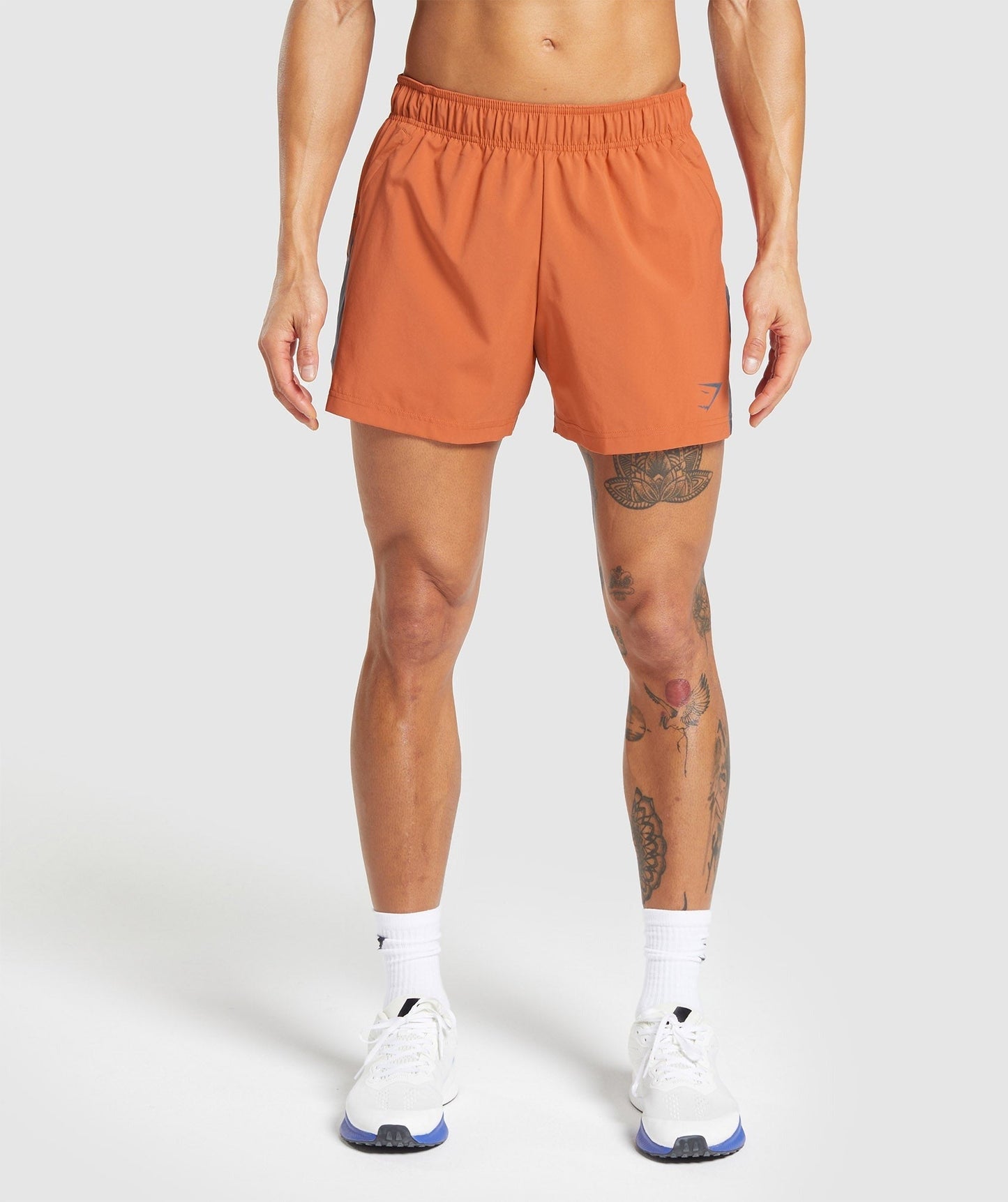 Gymshark Sport 5" Short - Muted Orange/Titanium Blue