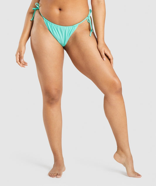 Gymshark Triangle Bikini Bottoms - Turquoise