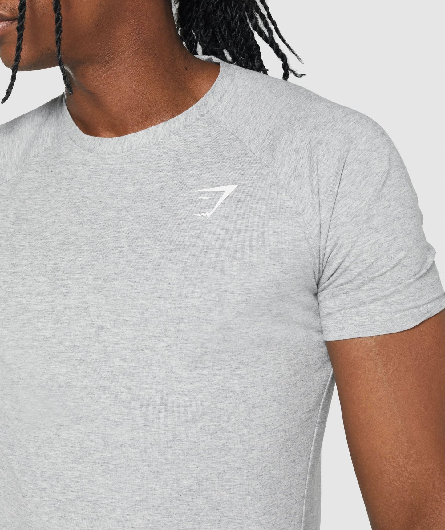 Gymshark Critical 2.0 T-Shirt - Light Grey Marl
