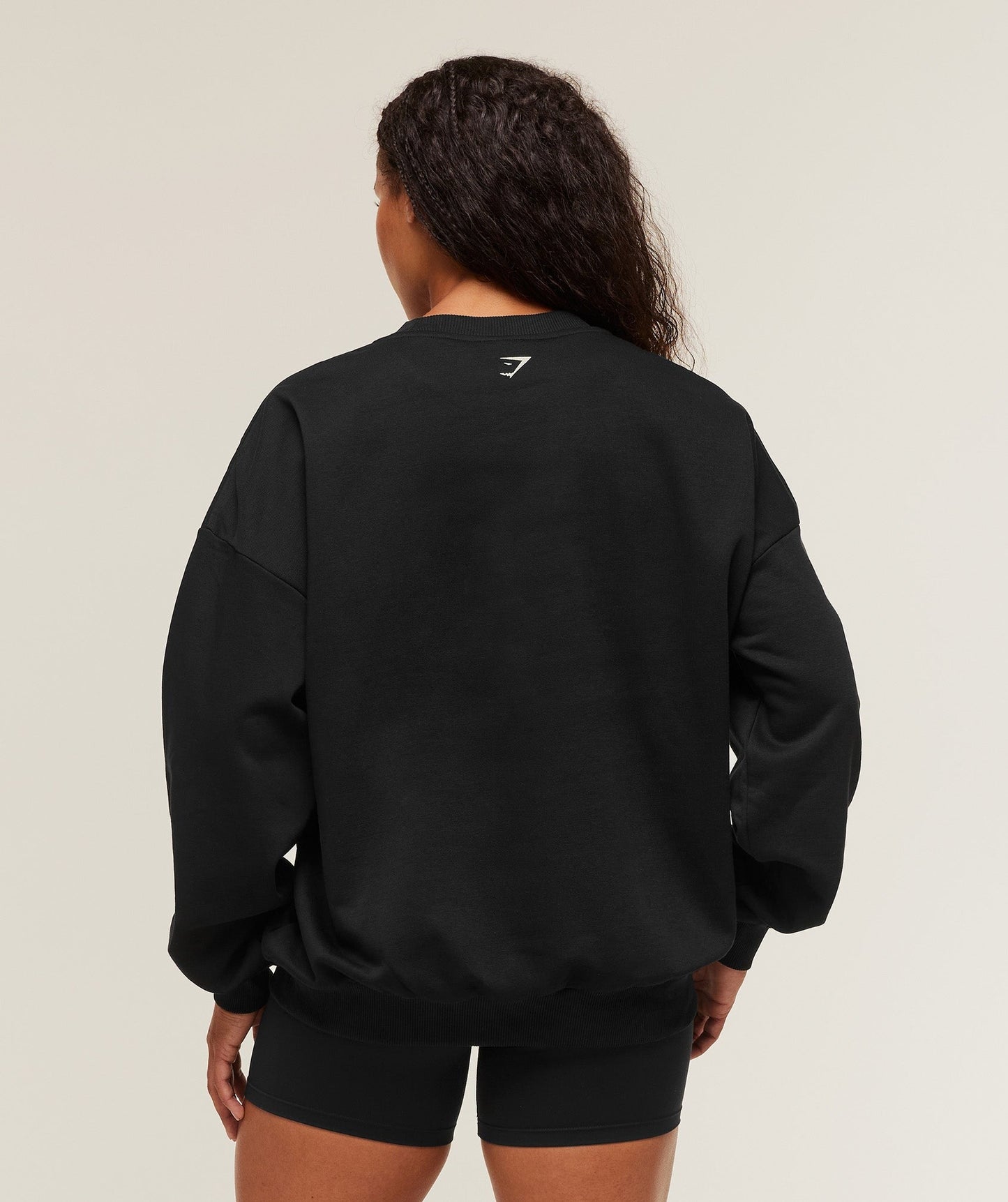 Gymshark Lifting Club Graphic Oversized Crew Neck - Black