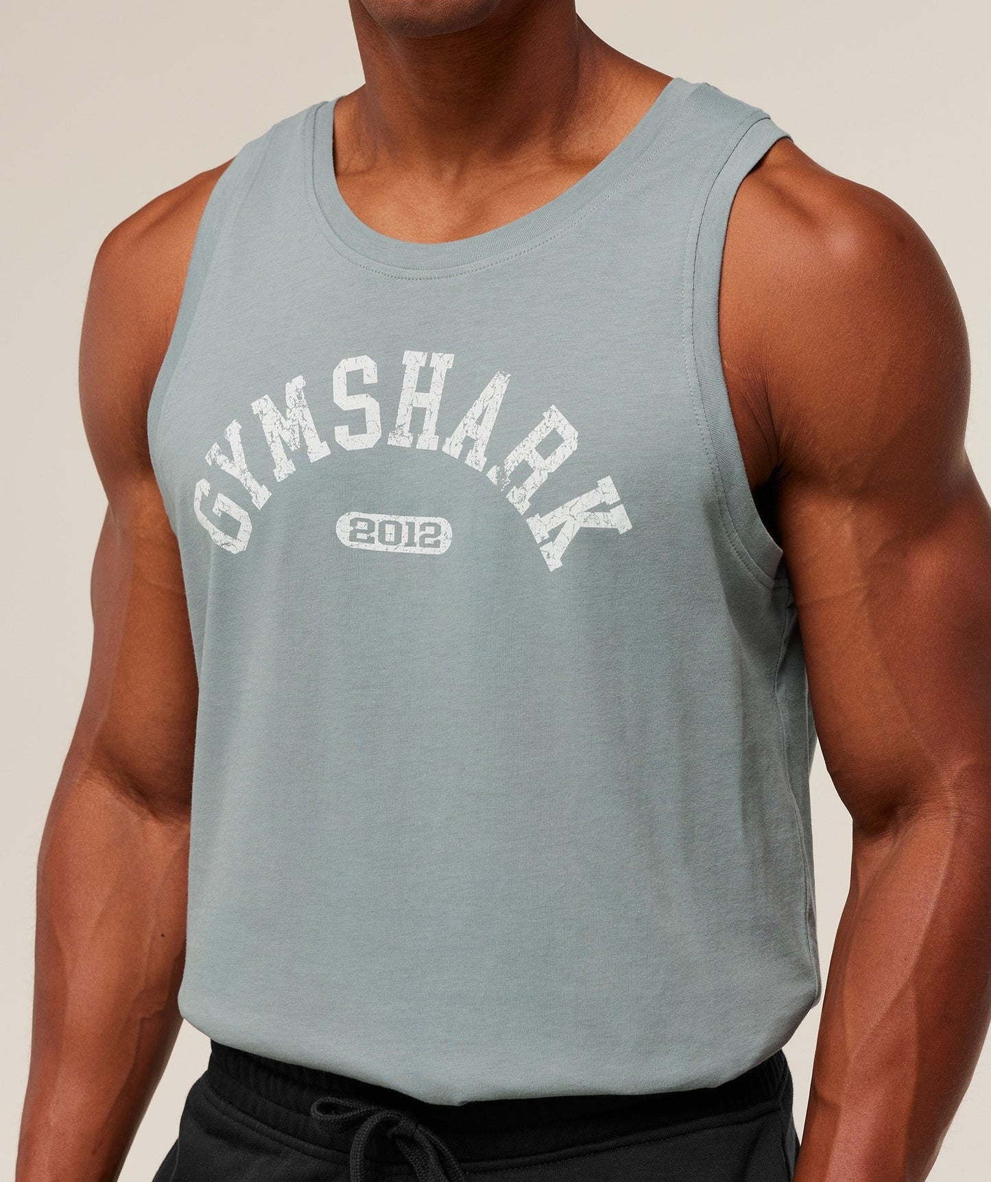 Gymshark 2012 Strength Tank - Denim Grey