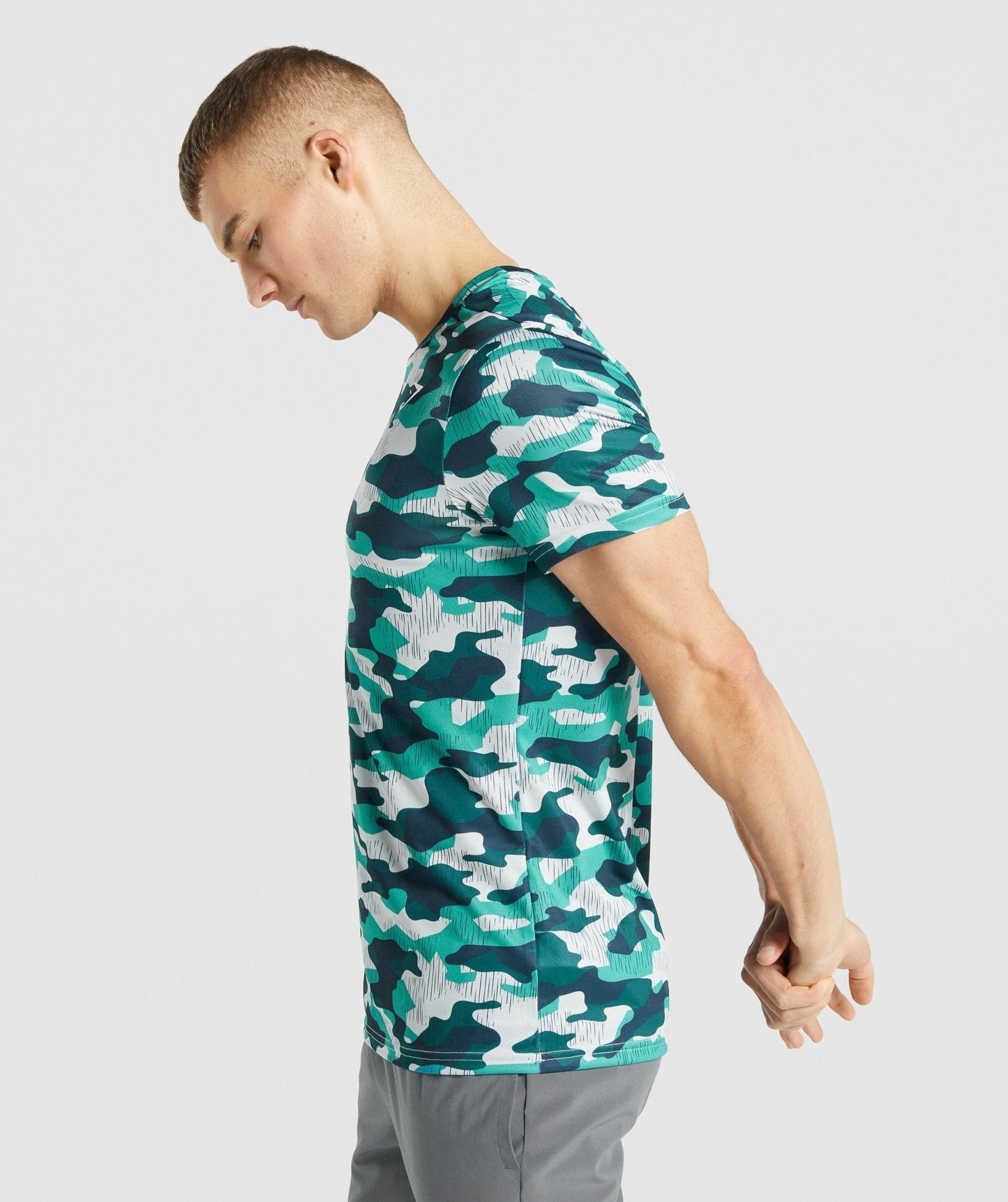 Gymshark Arrival T-Shirt - Teal Print
