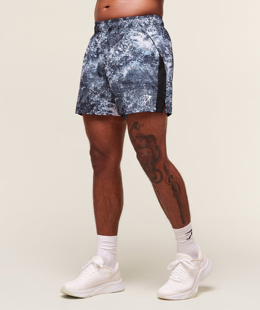 Gymshark Sport 5" Shorts - Smoke Blue/Black
