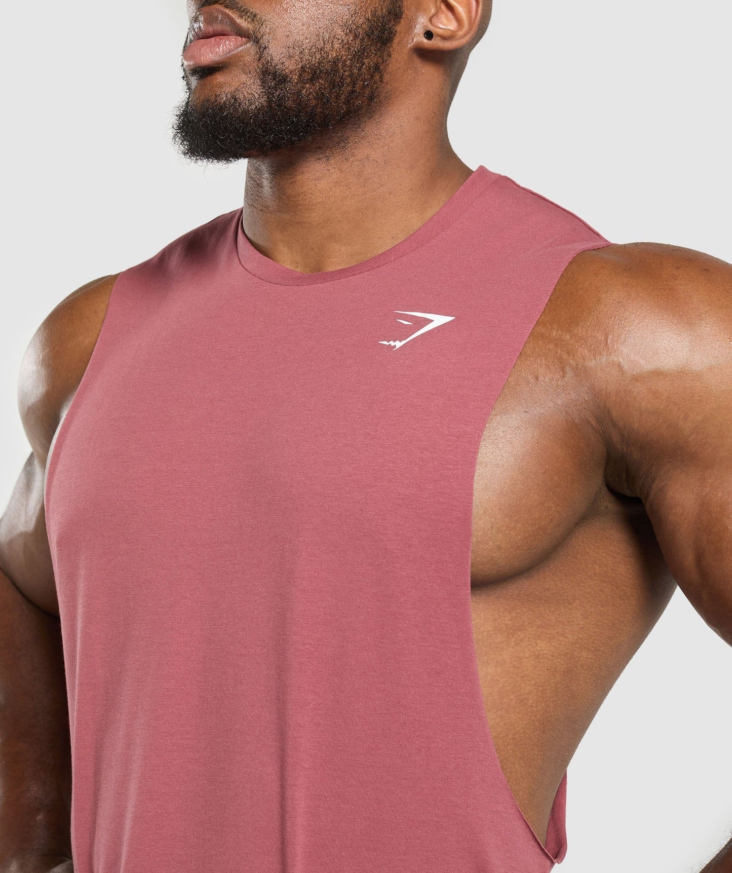 Gymshark Critical 2.0 Drop Arm Tank - Washed Berry Pink