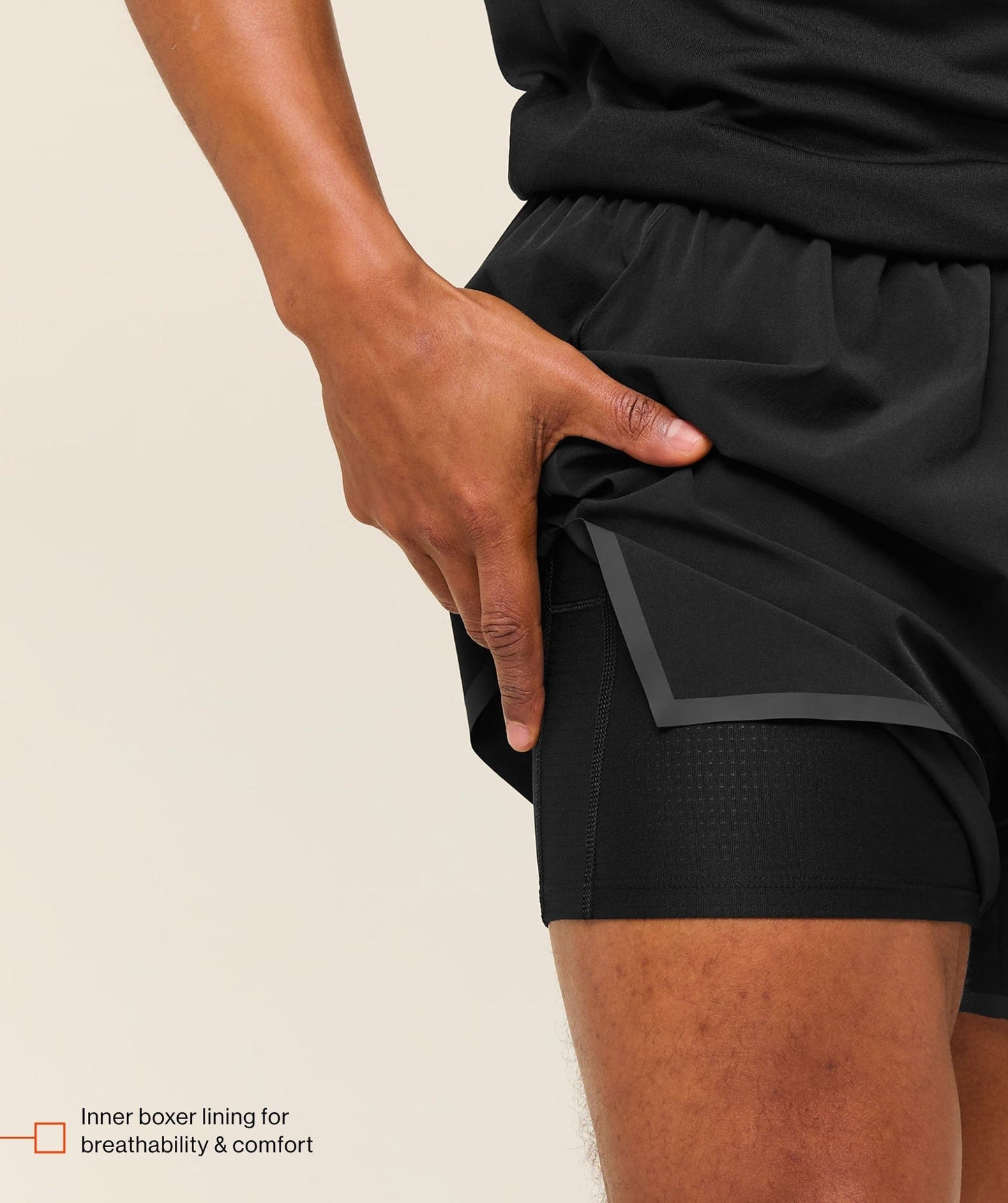 Gymshark Hybrid 5" Performance Shorts - Black