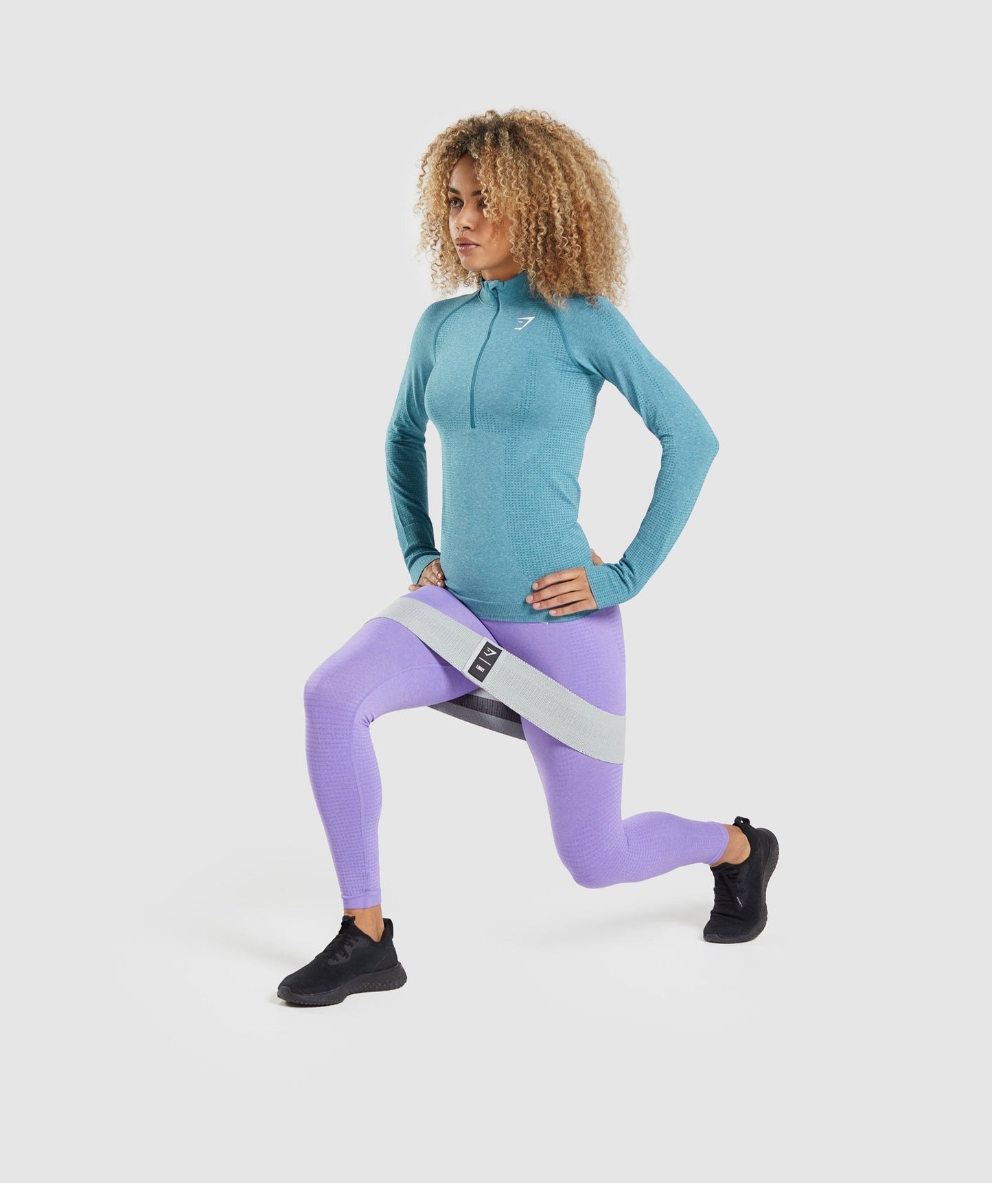 Gymshark Vital Seamless 2.0 Leggings - Bright Purple Marl